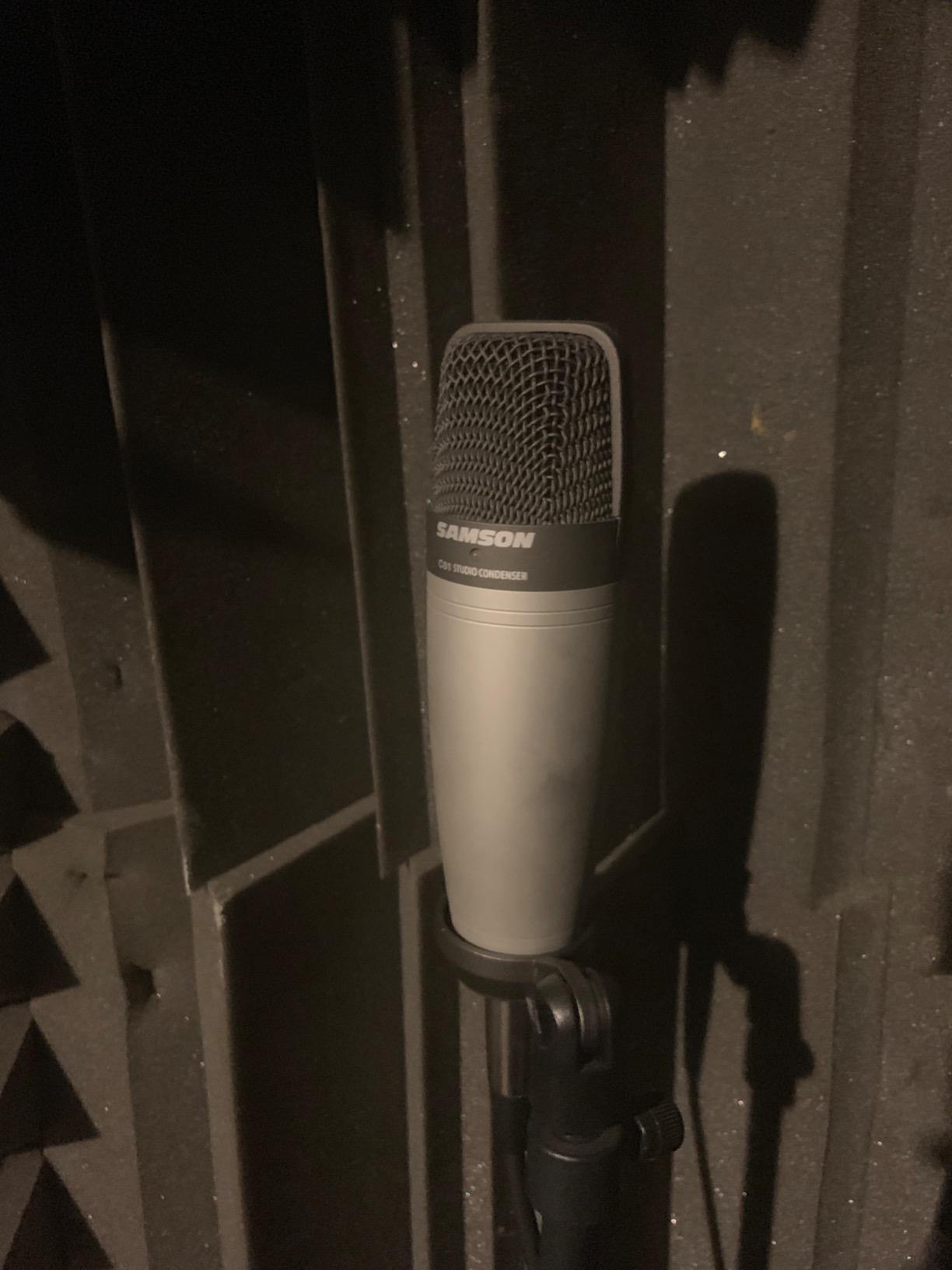 Samson C01 Studio Condenser Recording Microphone Mic w/Large Diaphragm customer photo 1