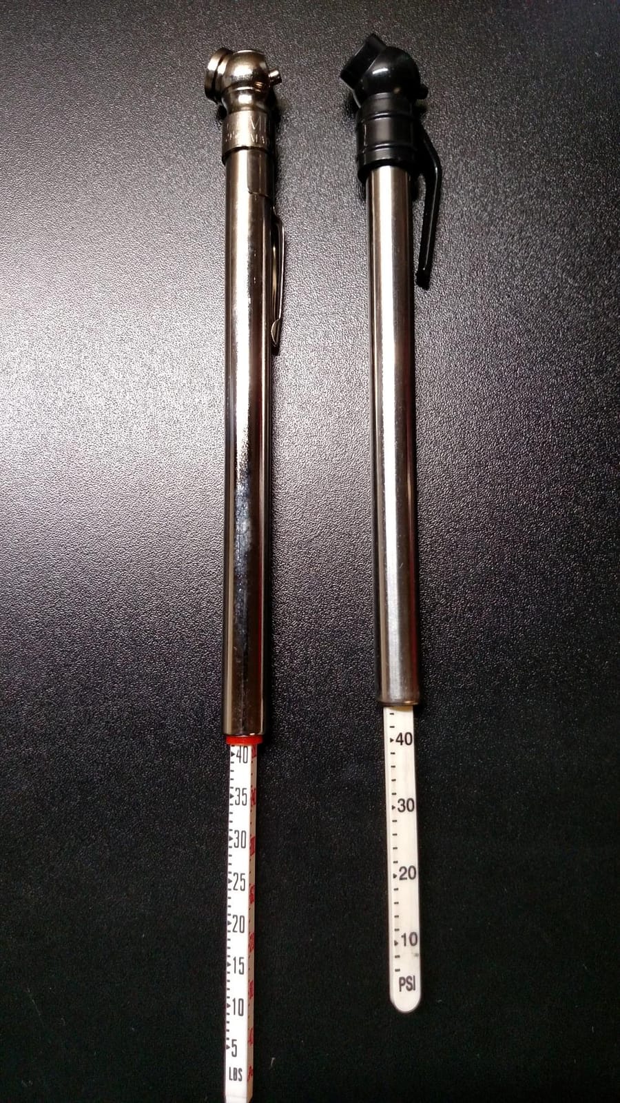 Milton S-921 Pencil Tire Pressure Gauge, Passenger Car, With Built-in Deflator Valve, Durable Plated Brass, Pressure Measured In PSI & kPa customer photo 1