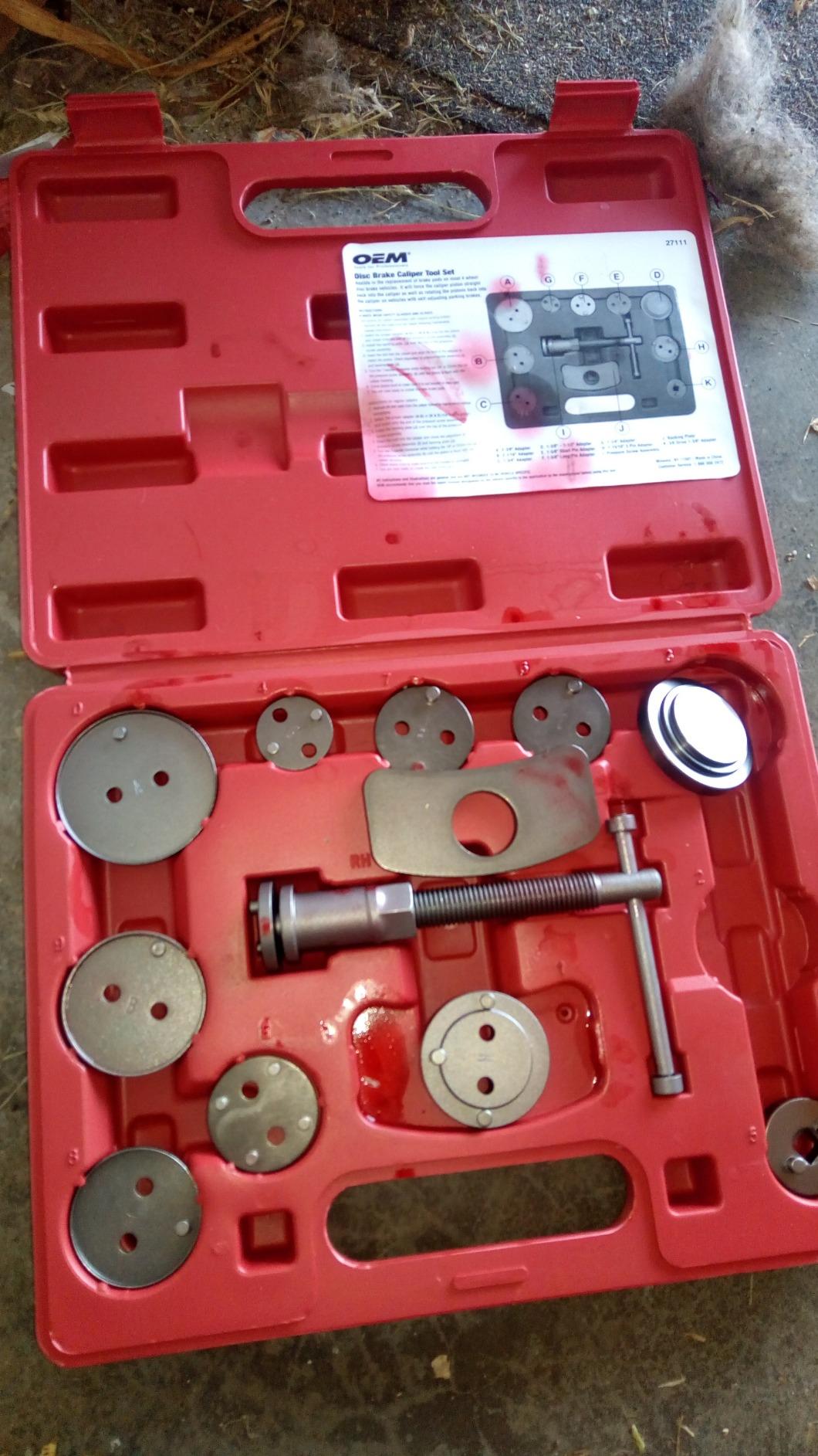 OEMTOOLS 27111 11-Pc Brake Caliper Compression Tool for Single Piston customer photo 1