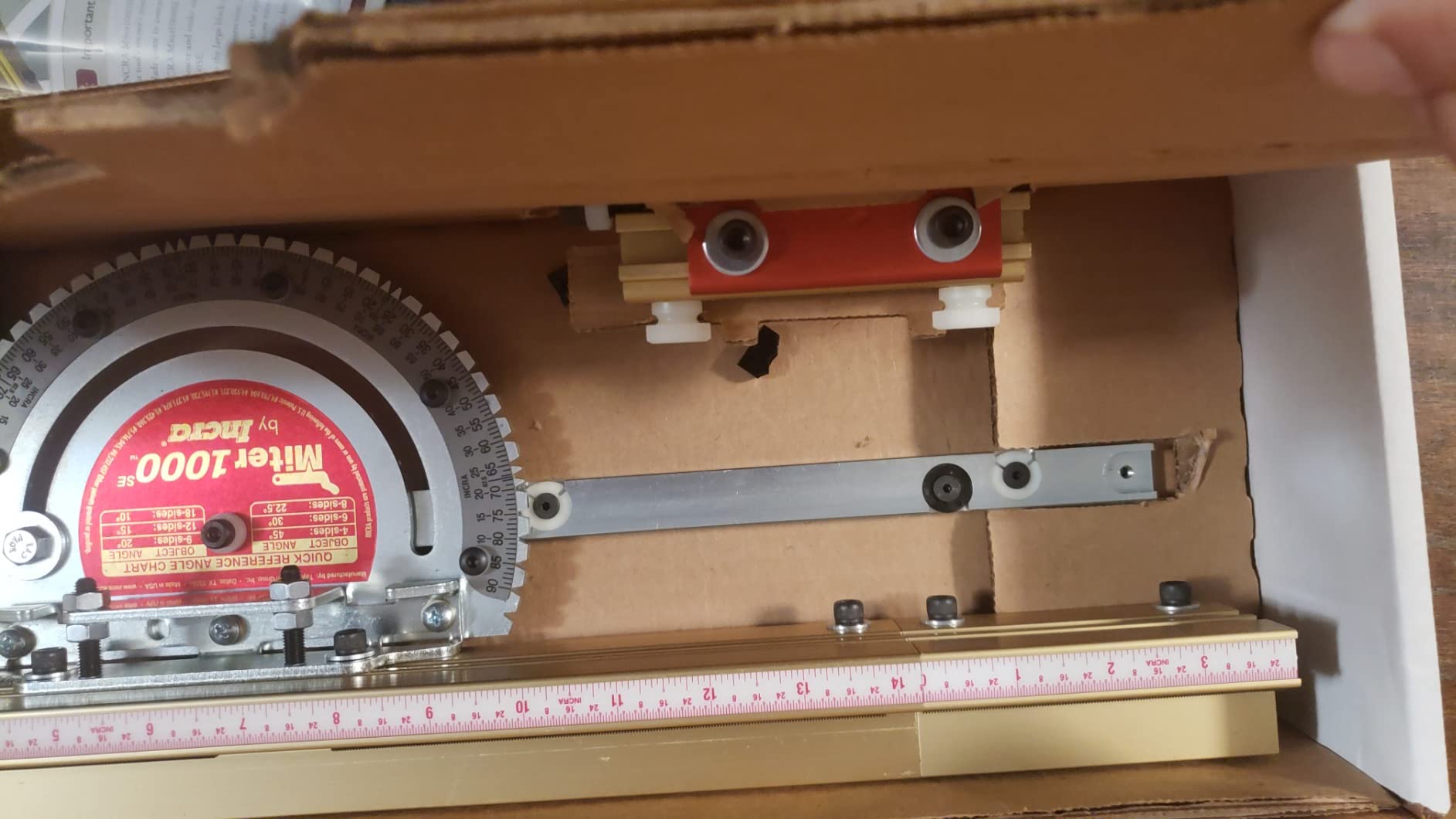 INCRA MITER1000SE Miter Gauge Special Edition With Telescoping Fence and Dual Flip Shop Stop customer photo 2