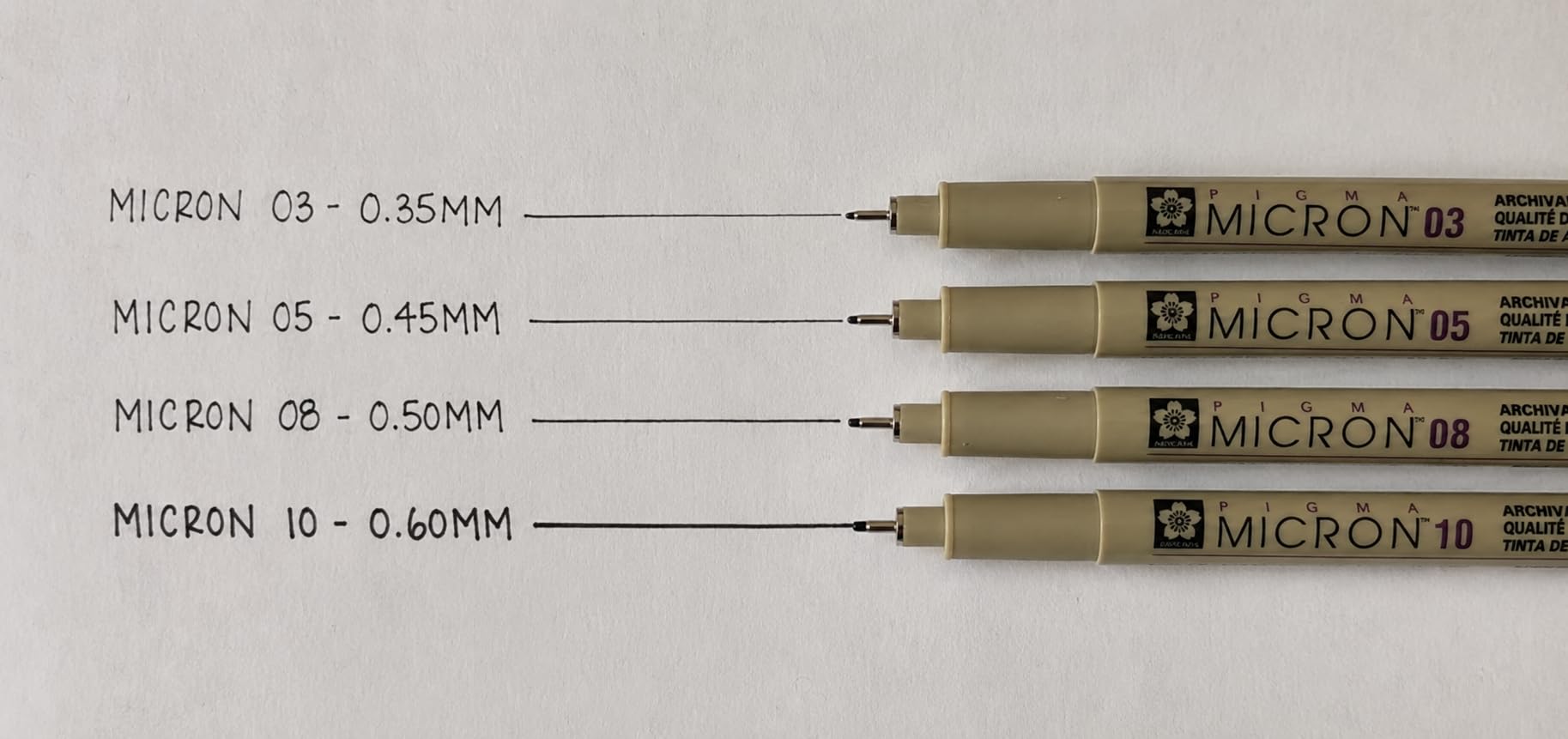 Sakura Pigma Micron Fineliner Pens - Archival Black Ink Pens - Pens for Writing, Drawing, or Journaling - Assorted Point Sizes - 6 Pack customer photo 1