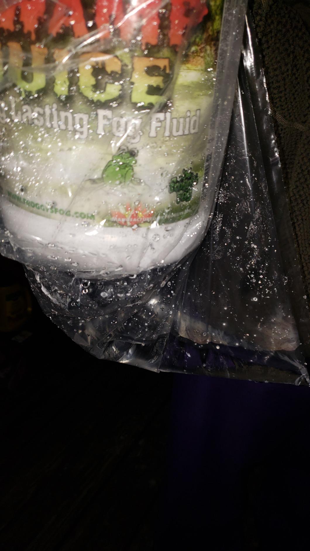 Froggy's Fog Swamp Juice Bottle, Ridiculously Long-Lasting Fog Fluid with 2-3 Hour Hang Time for Professional and Home Haunters, Theatrical Effects, and DJs, 1 Gallon customer photo 2