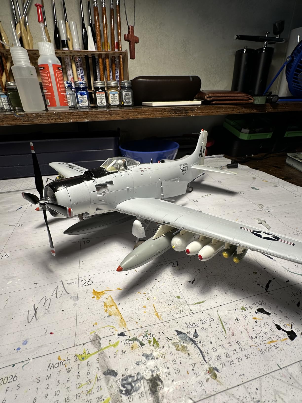 Tamiya Models Douglas A-1H Skyraider Model Kit, ages 12 Up customer photo 1
