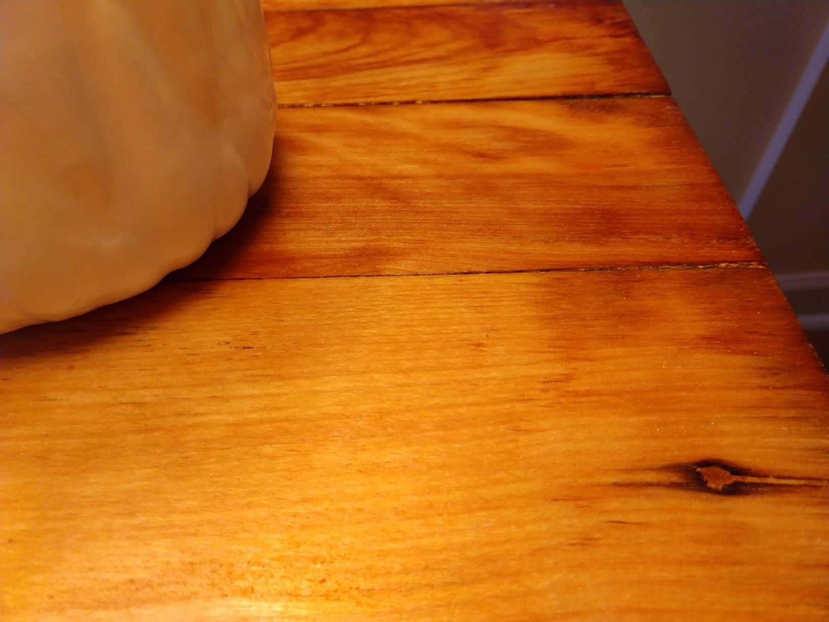 Varathane Water-Based Ultimate Satin Polyurethane | Water-Based, Crystal Clear Interior Wood Protection, Fast Dry Time, Scratch Resistance, Covers Up to 62 Sq Ft, Half Pint customer photo 2