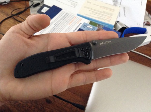 CRKT Drifter Everyday Carry Folding Knife with Liner Lock, Black, 6450K customer photo 1