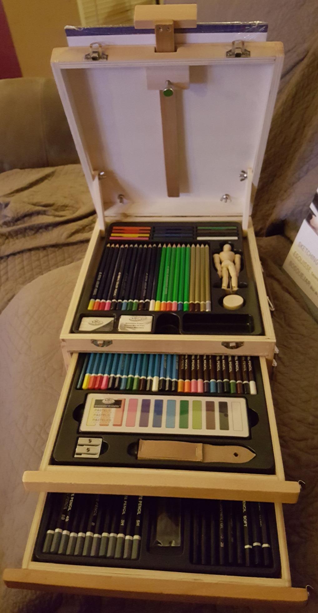 Royal & Langnickel 124-Piece Sketching and Drawing Easel Artist Set customer photo 1