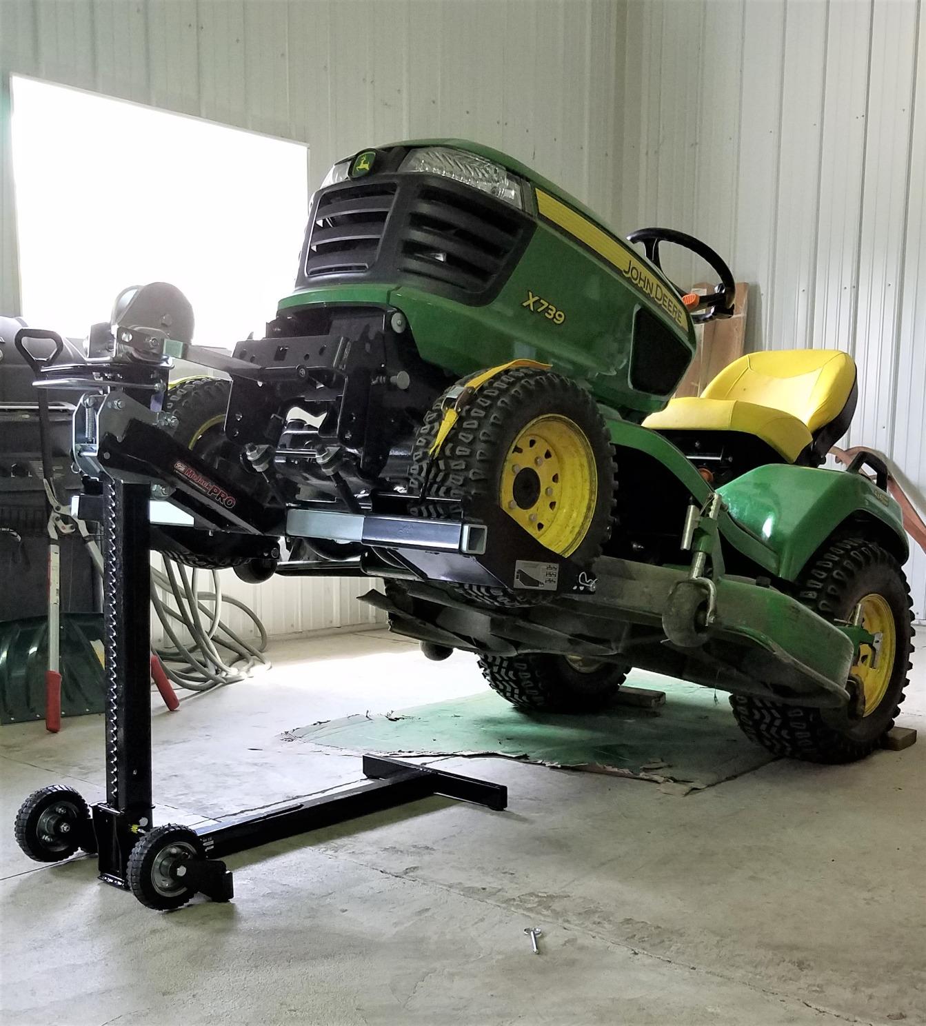 MoJack MJ-PRO 00145 Commercial ZTR & Rider Mower Lift Jack, 750lb Capacity customer photo 1