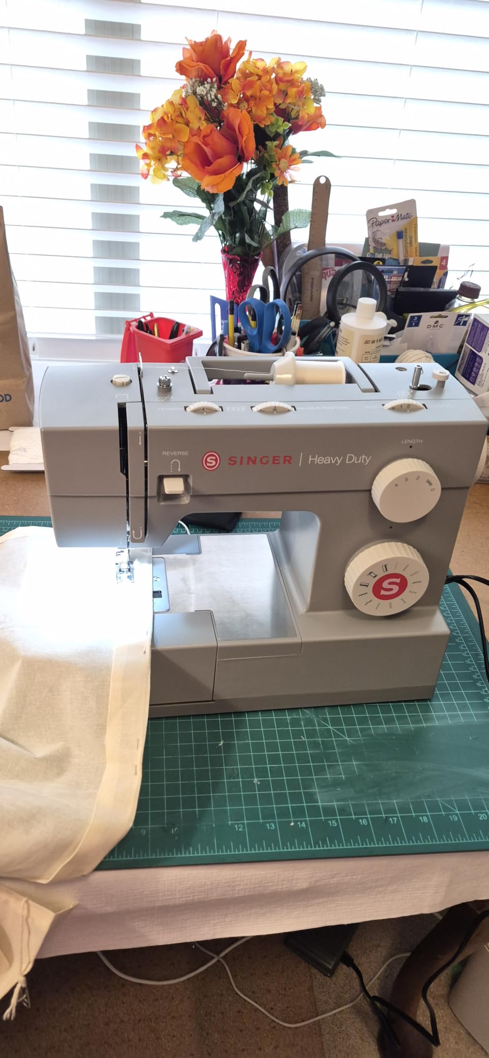 SINGER 4411 Heavy Duty Sewing Machine with Accessories, 11 Built-in Stitches, Metal Frame, 1100 Stitches/Min customer photo 1