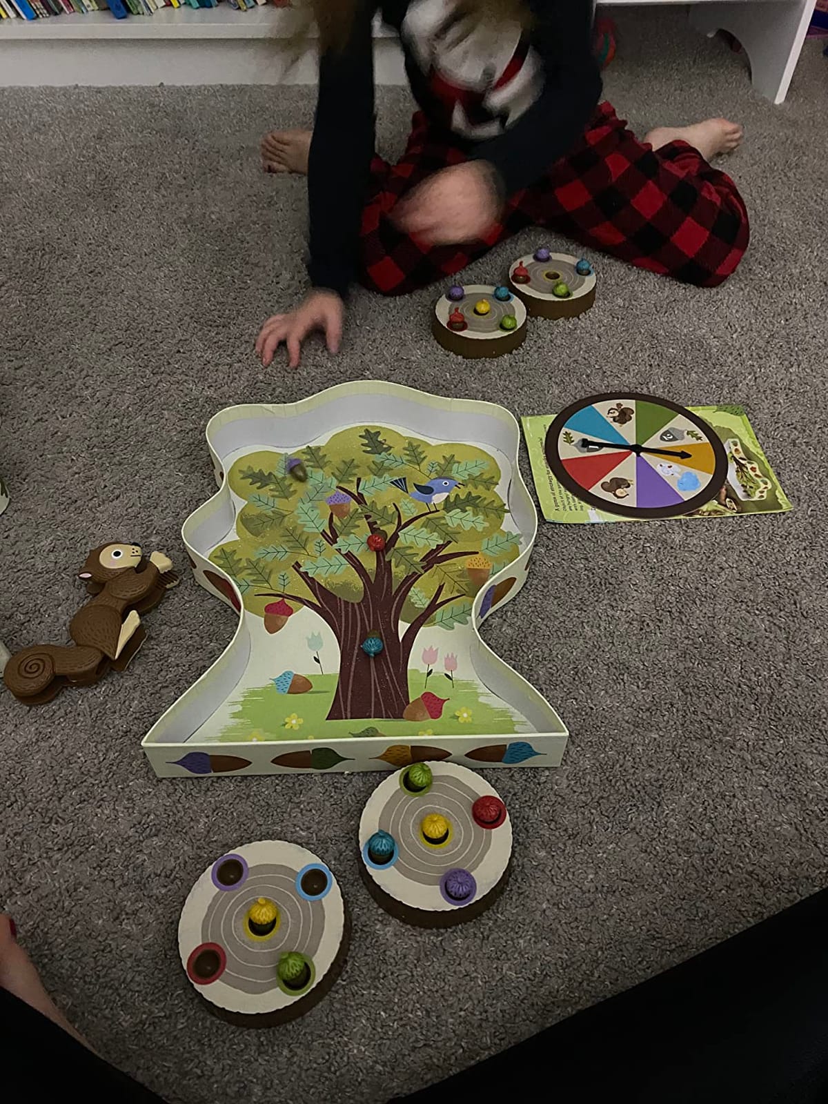 Educational Insights The Sneaky, Snacky Squirrel Game - Toddler Board Games for 3 Year Olds, Fine Motor Skills Toys for Toddlers, Color Matching Preschool, Tweezer Tool customer photo 2