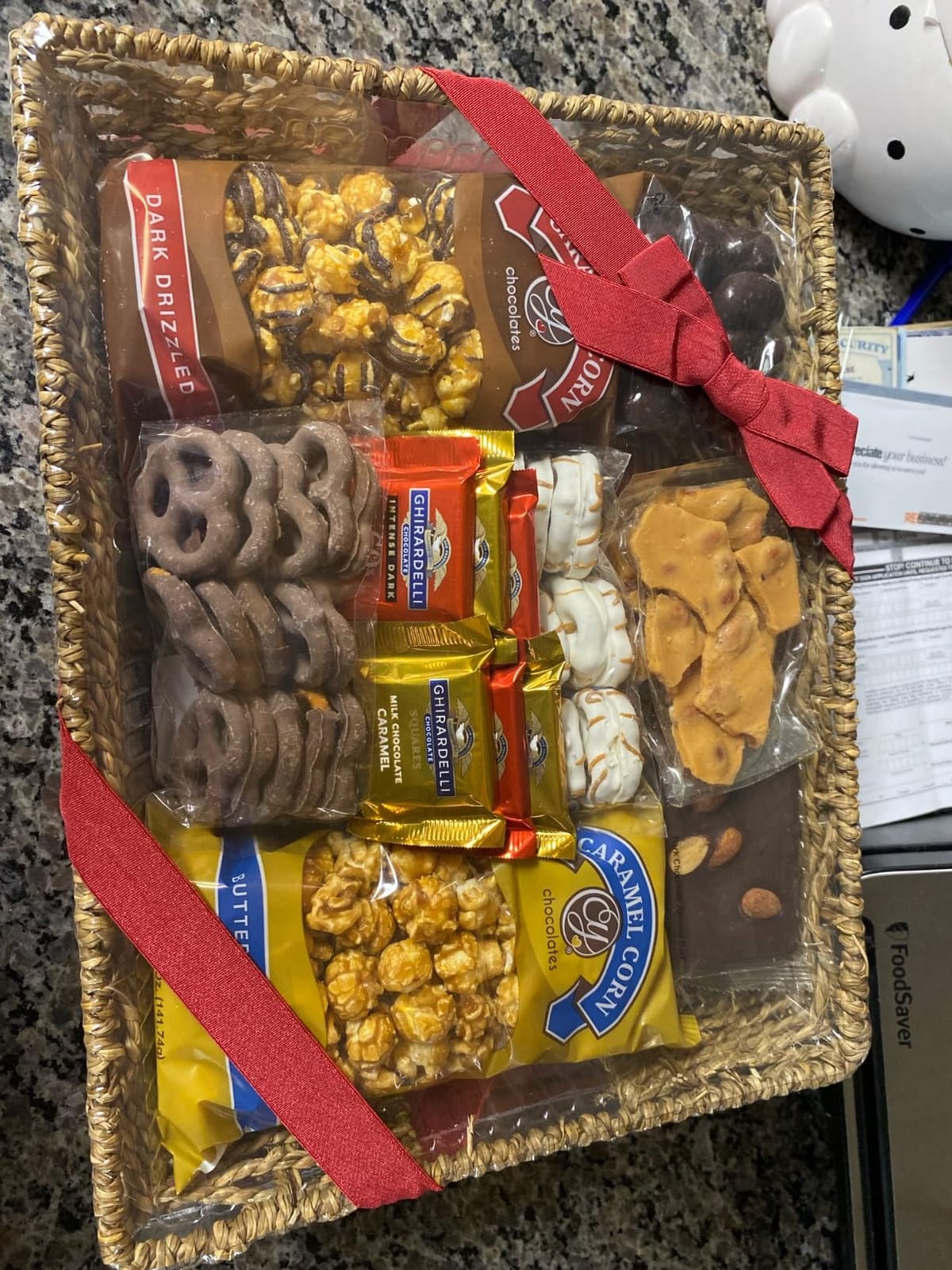 A Gift Inside Chocolate Gift Basket - Sweet Treats Gift Tray, Chocolates Gift Basket for Mom, Dad, Family & Friends customer photo 2