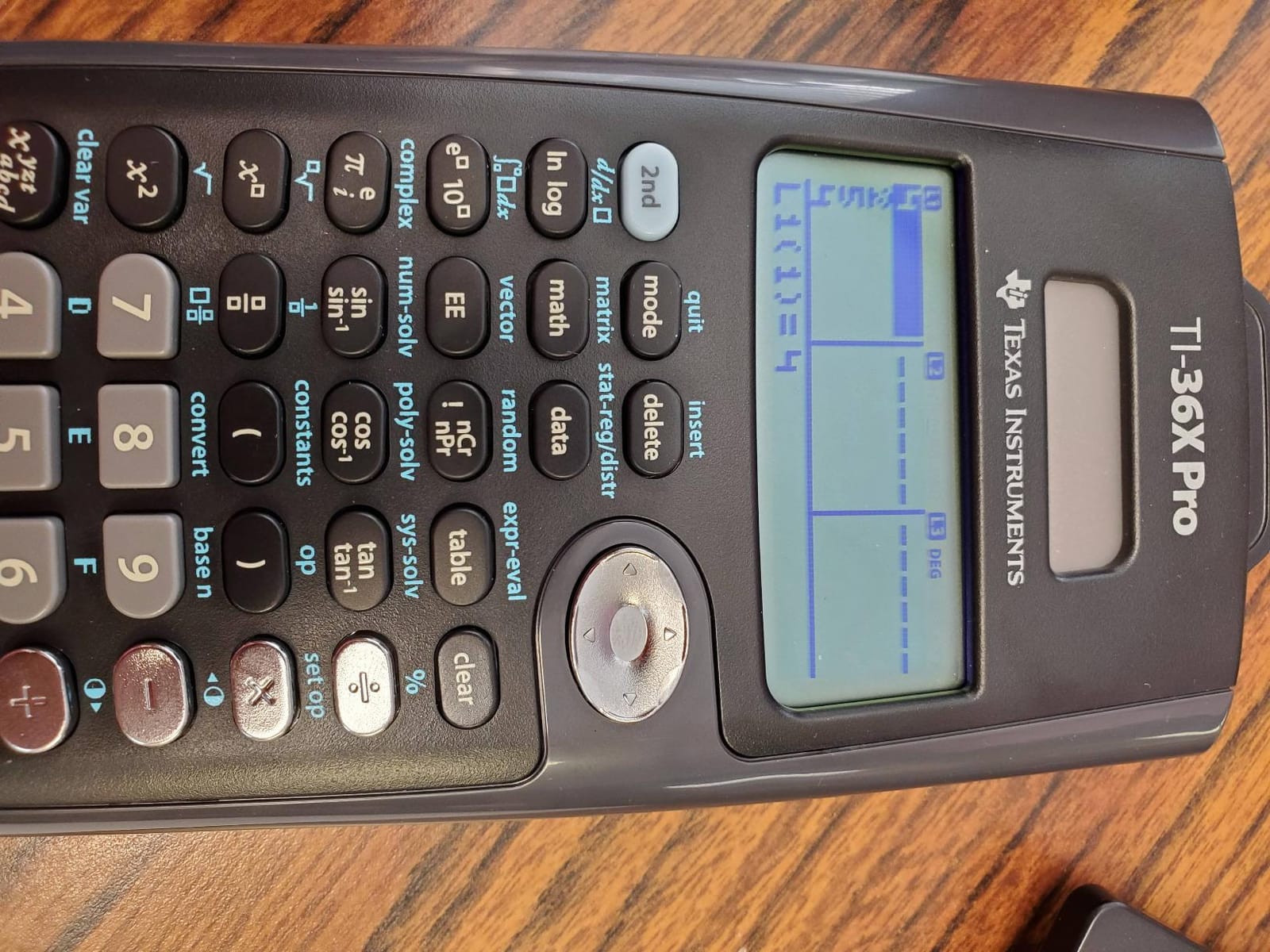 Texas Instruments TI-36X Pro Engineering/Scientific Calculator | 9.7 Inch | Black. customer photo 1