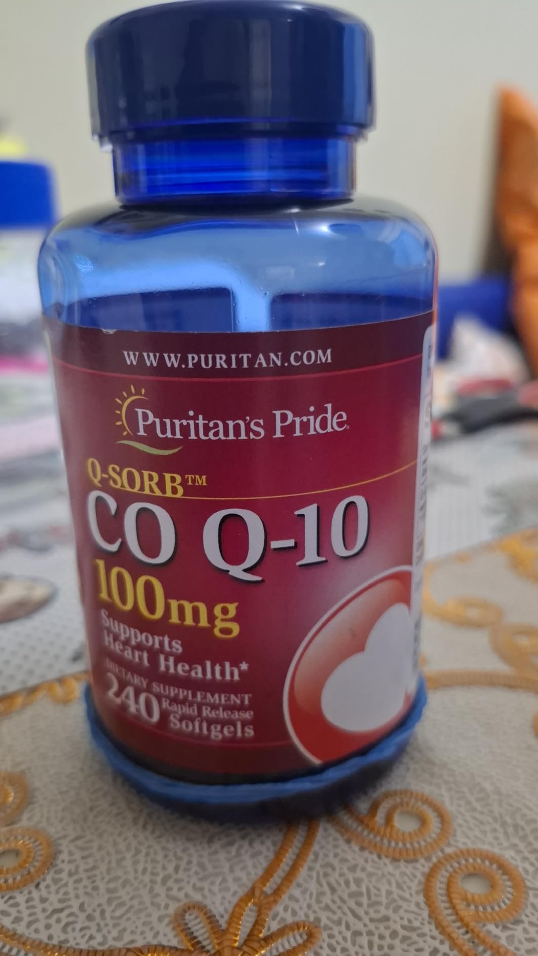 Puritan's Pride Coenzyme CoQ10 100mg, 240 Rapid Release Softgels customer photo 2