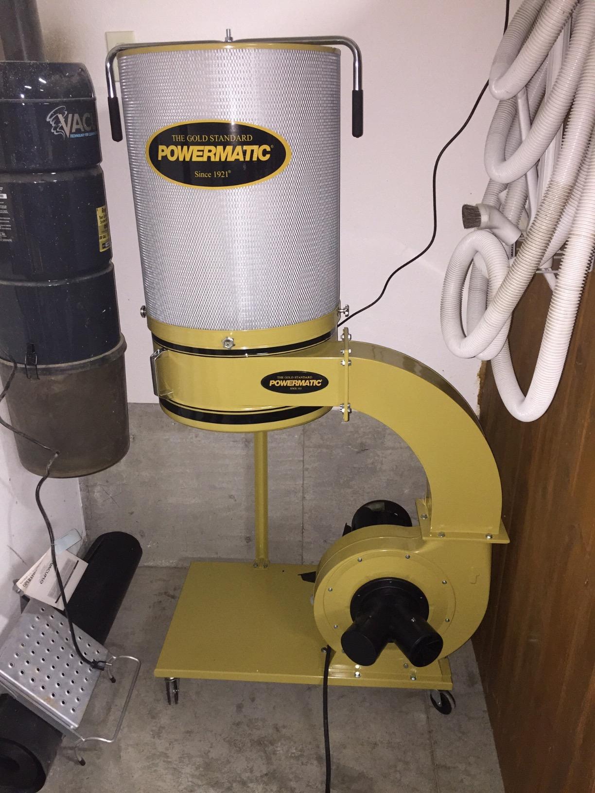 Powermatic TurboCone Dust Collector, 2-Micron Canister Filter, 1-3/4 HP, 115/230V 1Ph (PM1300TX-CK) customer photo 2