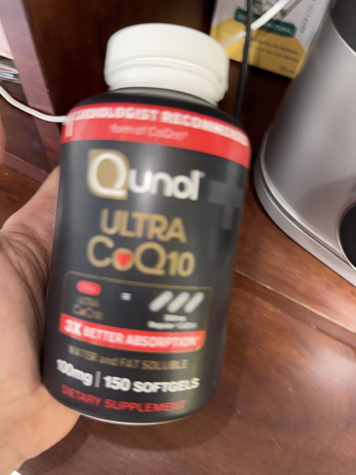 Qunol Ultra CoQ10 100mg, 3X Better Absorption, Antioxidant, 120 Softgels customer photo 1