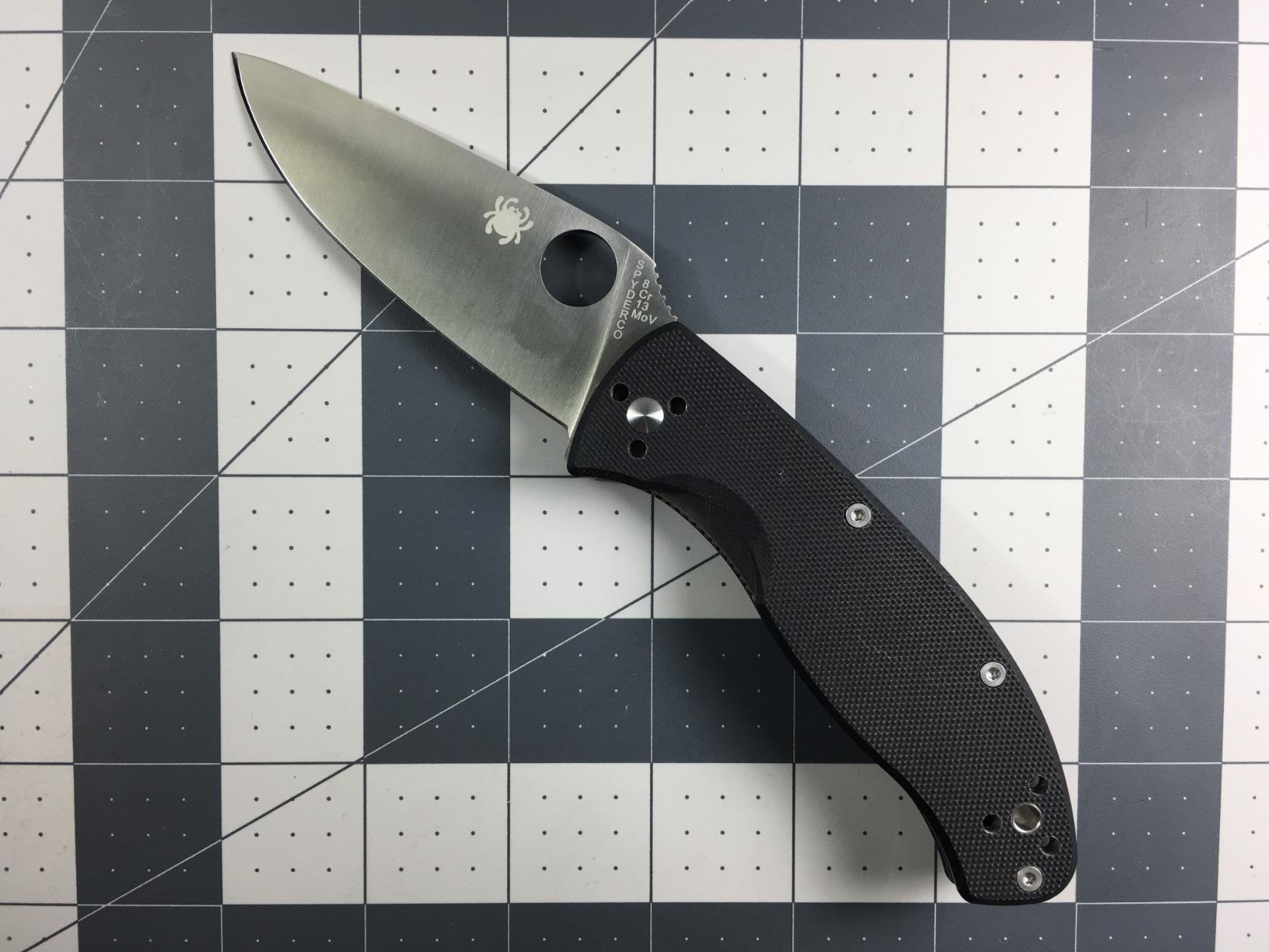 Spyderco Tenacious, 3.3 in 8Cr13MoV Steel, C122GBBKP customer photo 1