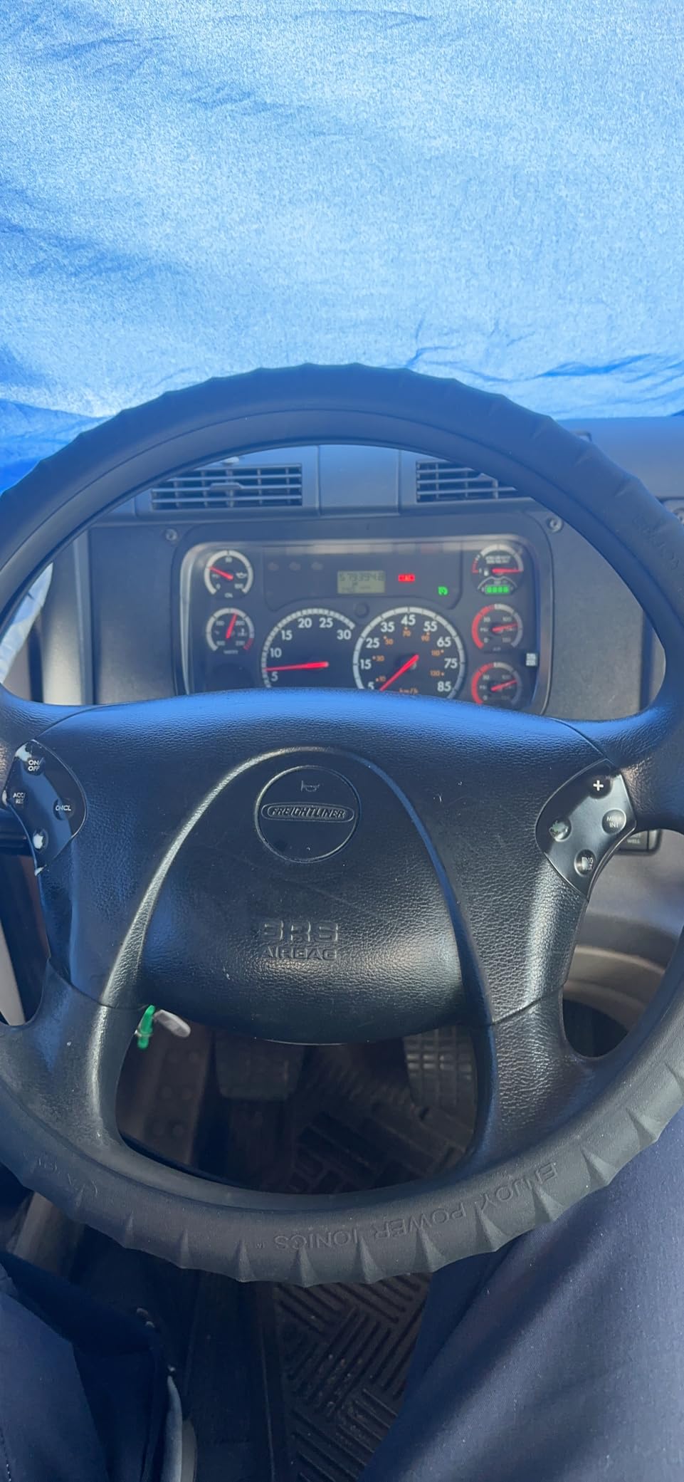 Cameleon Cover Silicone Semi-Truck Steering Wheel Cover Fits 16