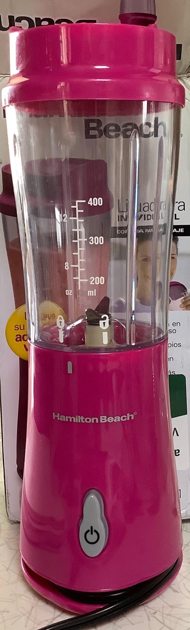 Hamilton Beach Portable Blender for Smoothies With 14 oz. Travel Jar customer photo 1