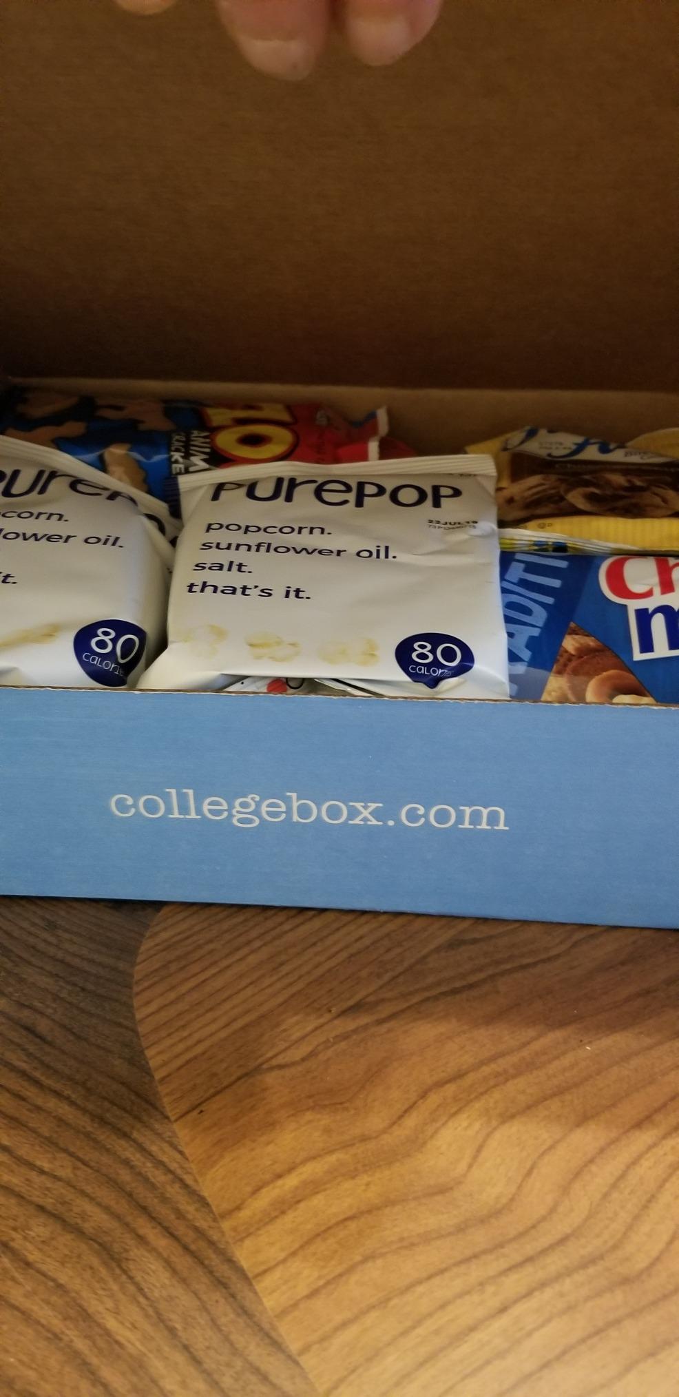 COLLEGEBOX Snack Box (45 Count) Back to School Variety Pack Care Package Gift Basket Adult Kid Guy Girl Women Men Birthday College Student Office School Graduation customer photo 2