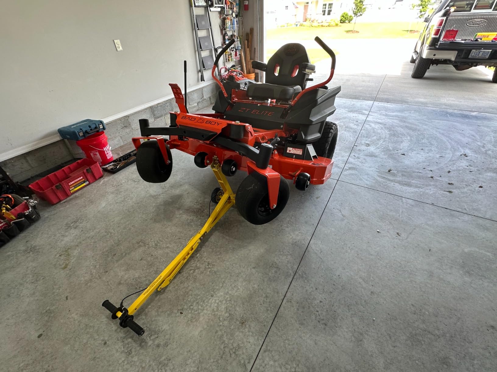 Jungle Jim's Jungle Jack V2 Mower Jack - Lift Most Mowers, Even ZTRs - 800 Pound Capacity! customer photo 1