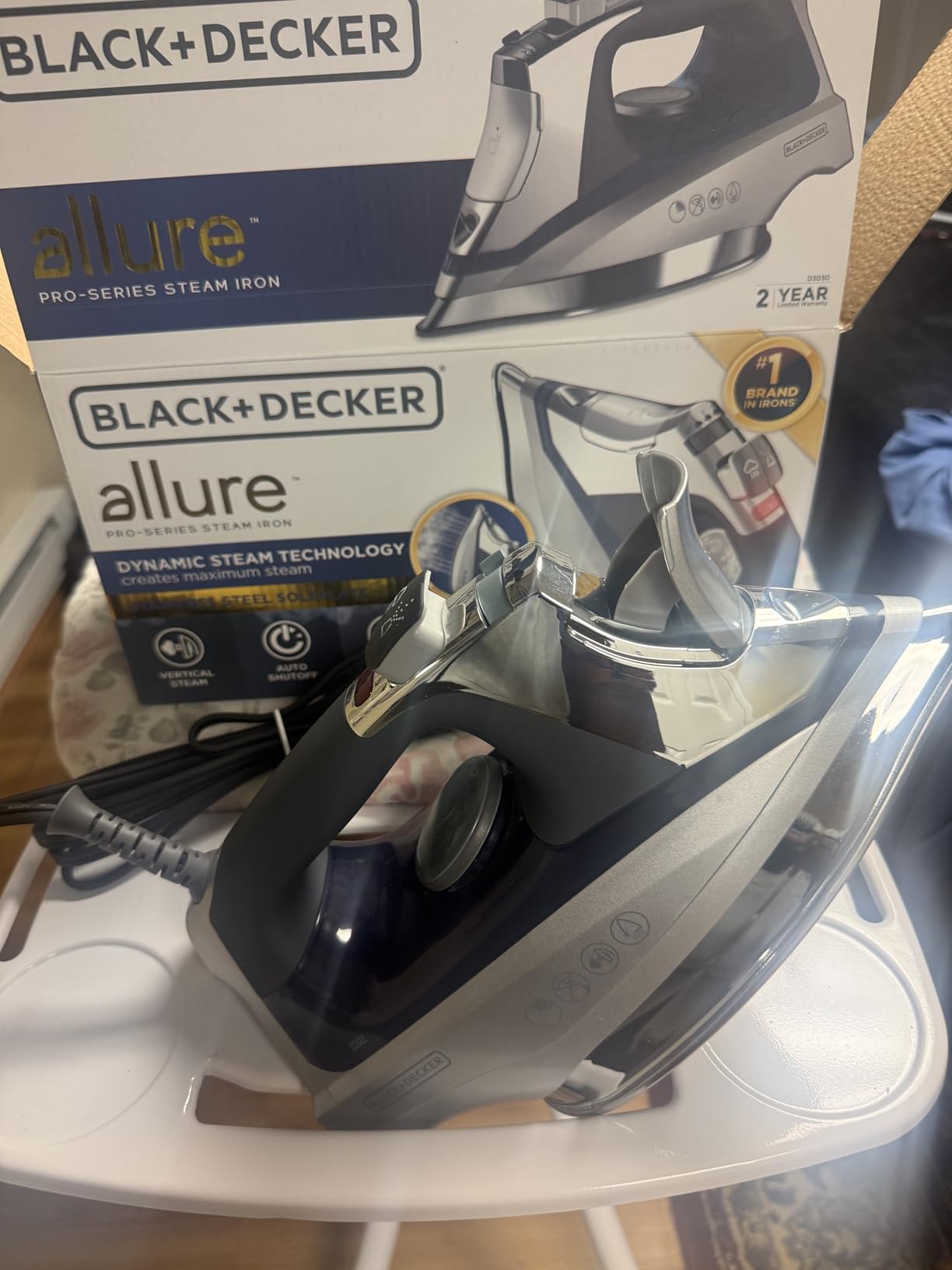 BLACK+DECKER Allure Professional Steam Iron for Clothes customer photo 2
