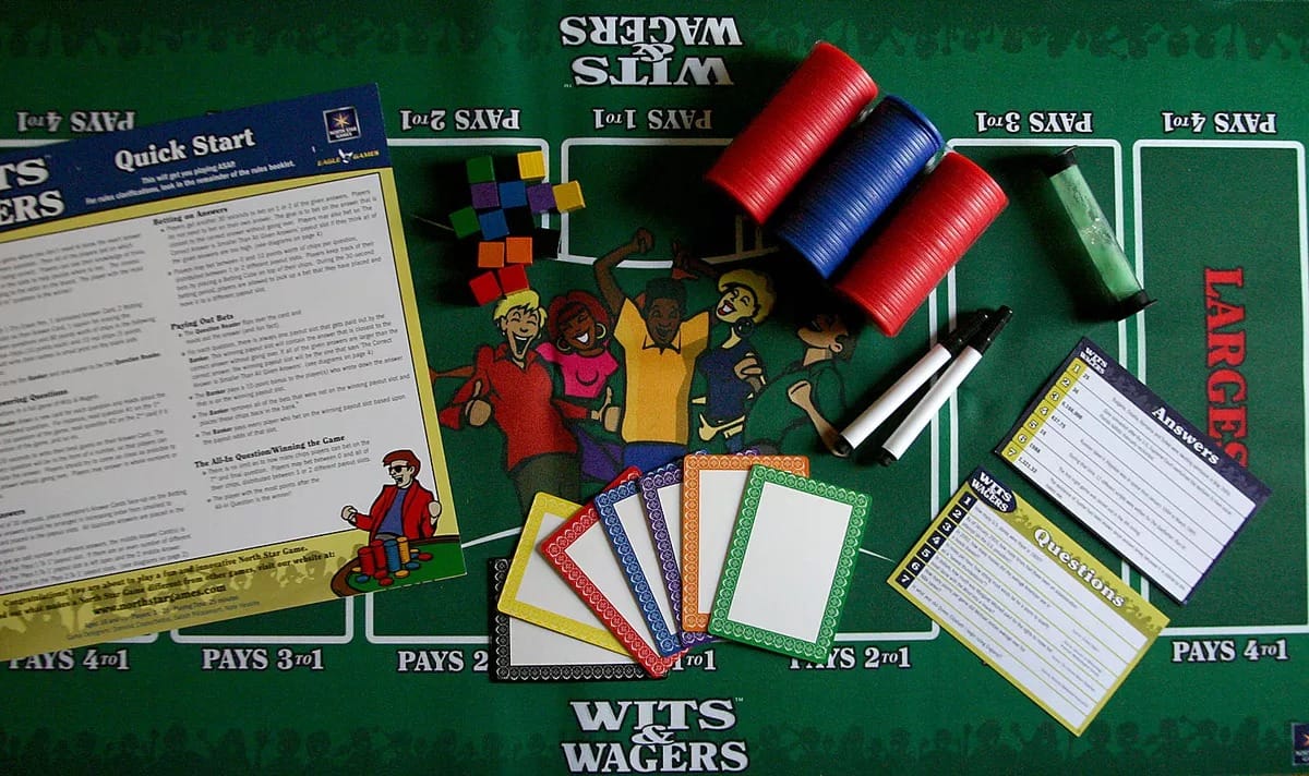 Wits and Wagers Deluxe Board Game | The Trivia Game Where You Don't Need the Answers to Win | Party Game for Groups | 4+ Players | Age 10+ customer photo 2