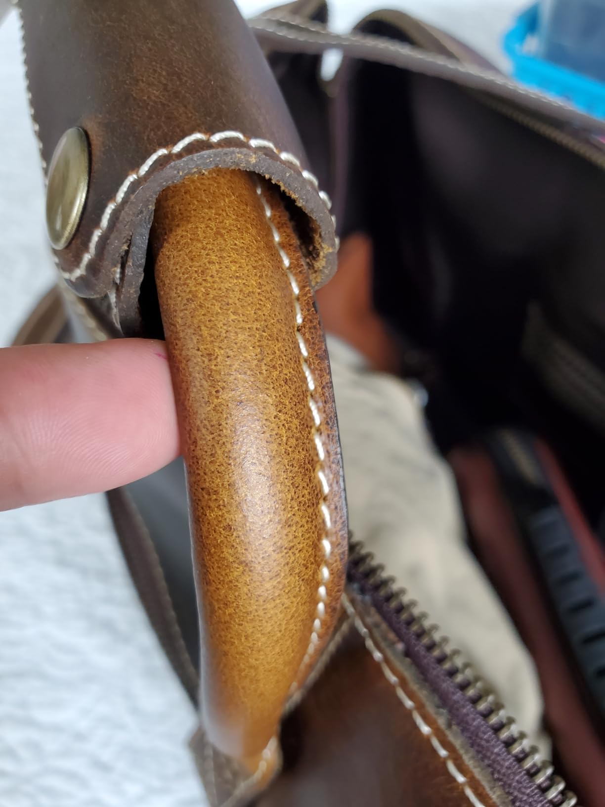 Handmade Leather Travel Duffel Bag - Airplane Underseat Carry On Bags by Rustic Town customer photo 1