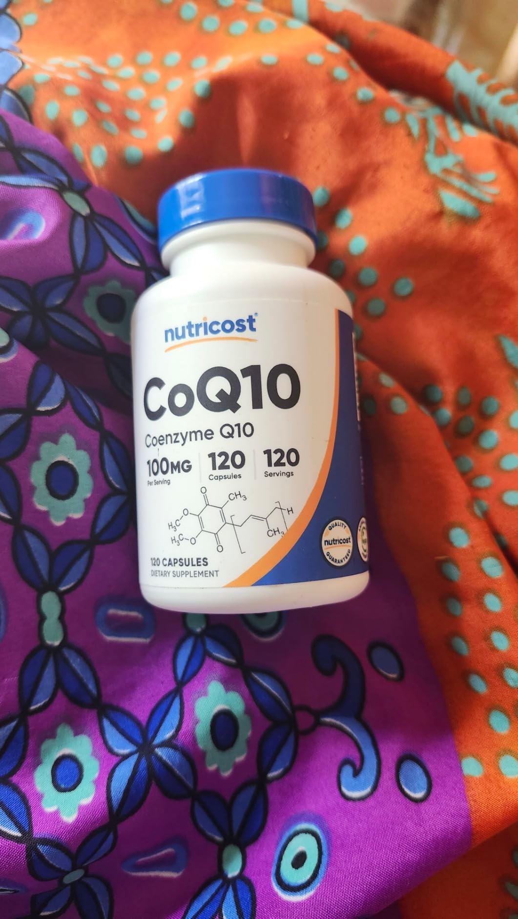 Nutricost CoQ10 100mg, 120 Vegetarian Capsules, 120 Servings, GMO-Free customer photo 2