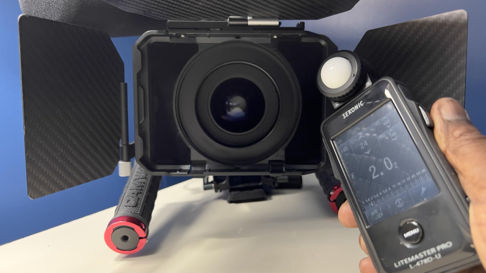 Sekonic LiteMaster Pro L-478D-U Light Meter, Touchscreen Incident & Reflected Meter with Flash Analyzing, Cine Frame Rate & Shutter Angle Control, Illuminance & Luminance Measurement customer photo 2