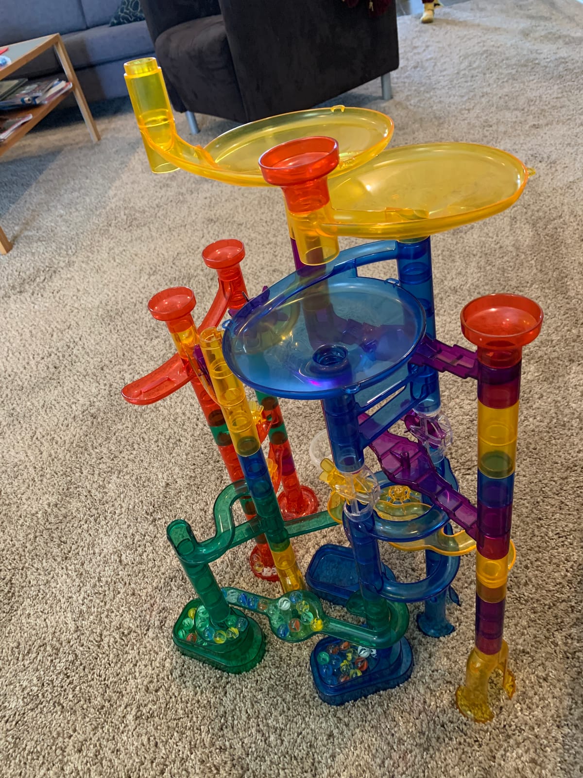 Marble Genius Marble Run Super Set, 150 Translucent Pieces, STEM Toy customer photo 1