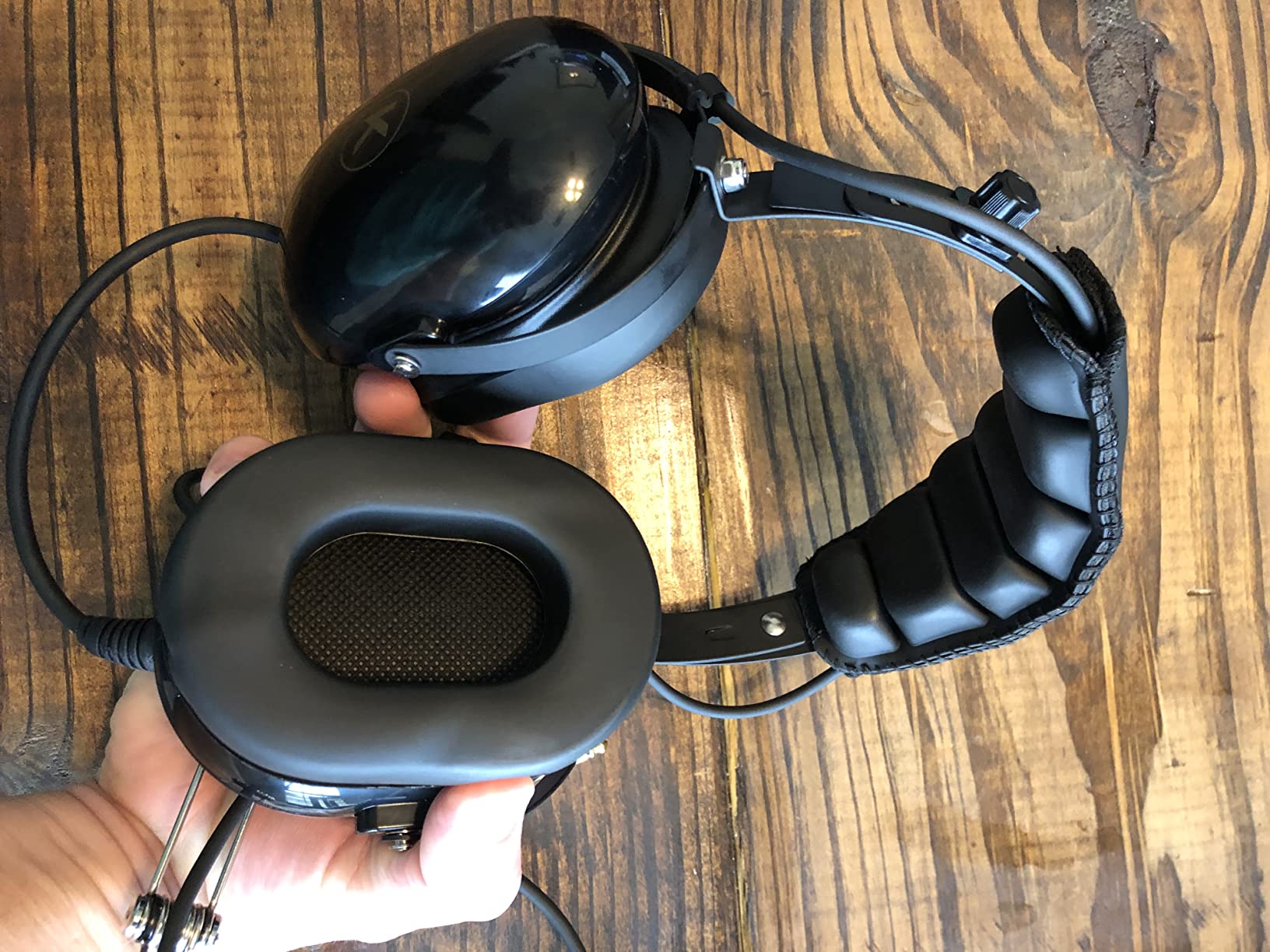 KORE P1 Aviation Headset for Student Pilots, Flight Schools, & CFIs - Features 24 db PNR Rating, Noise Canceling Microphone, Acoustic Foam Ear Cups, AUX Input & GA Dual Plugs customer photo 1