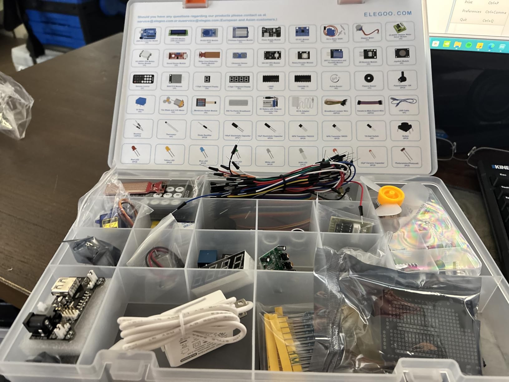 ELEGOO UNO R3 Project Most Complete Starter Kit, Compatible with Arduino customer photo 2