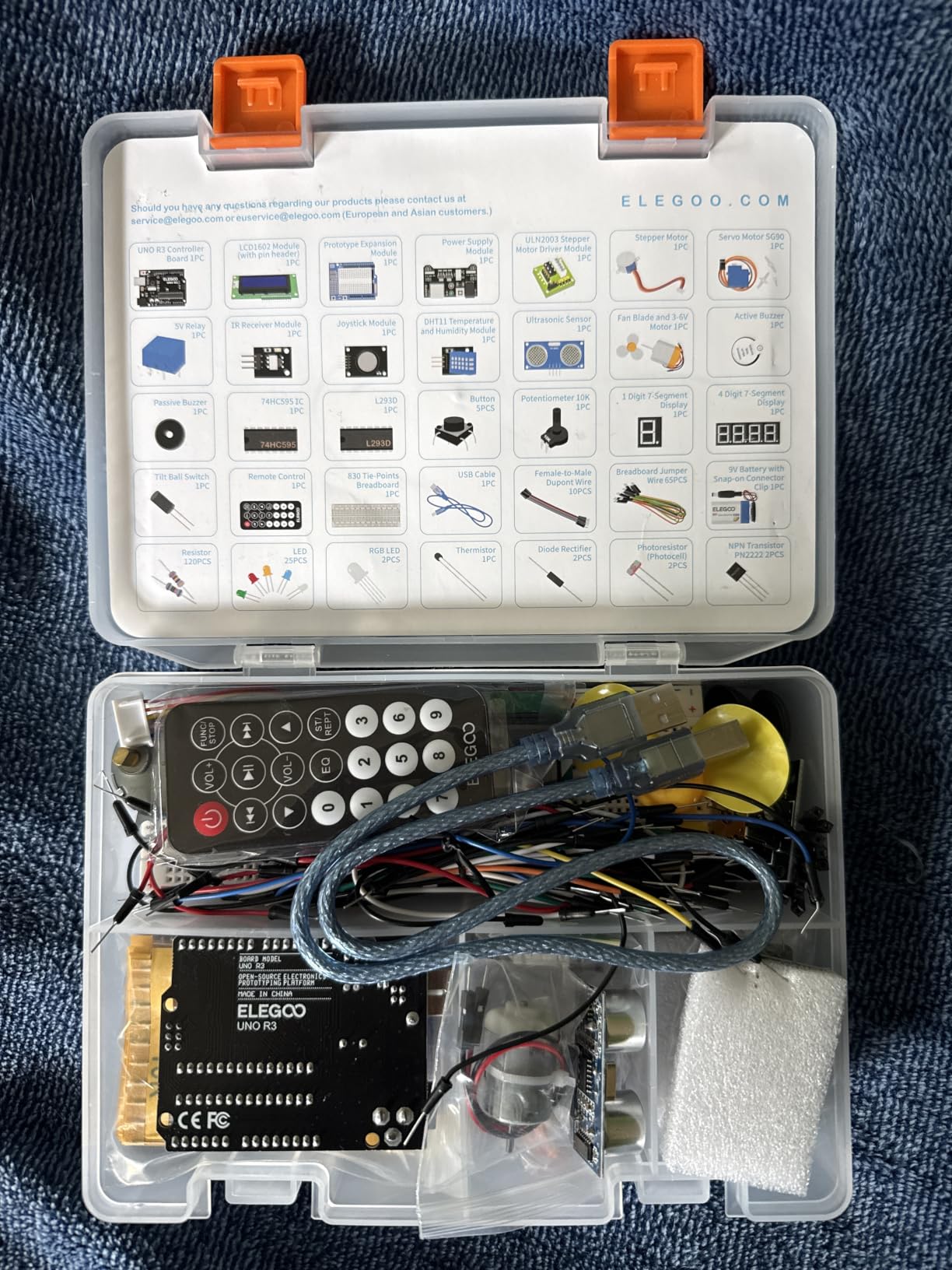 ELEGOO UNO R3 Project Super Starter Kit with PDF Tutorial for Beginners customer photo 1