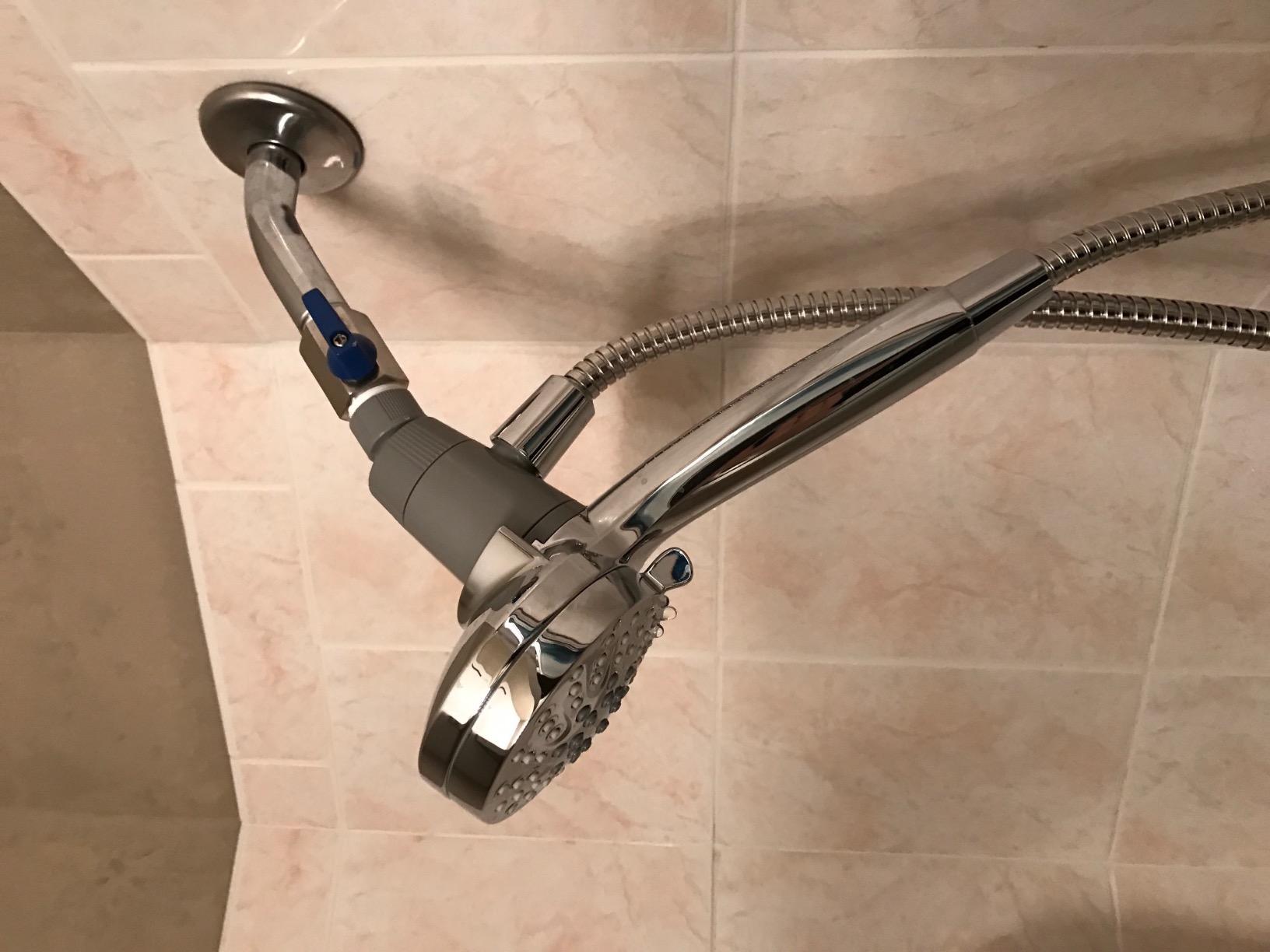 Moen Engage Magnetix Shower Head with Handheld Sprayer, 6 Spray Functions, Spot Resist Brushed Nickel, 26100EPSRN customer photo 1