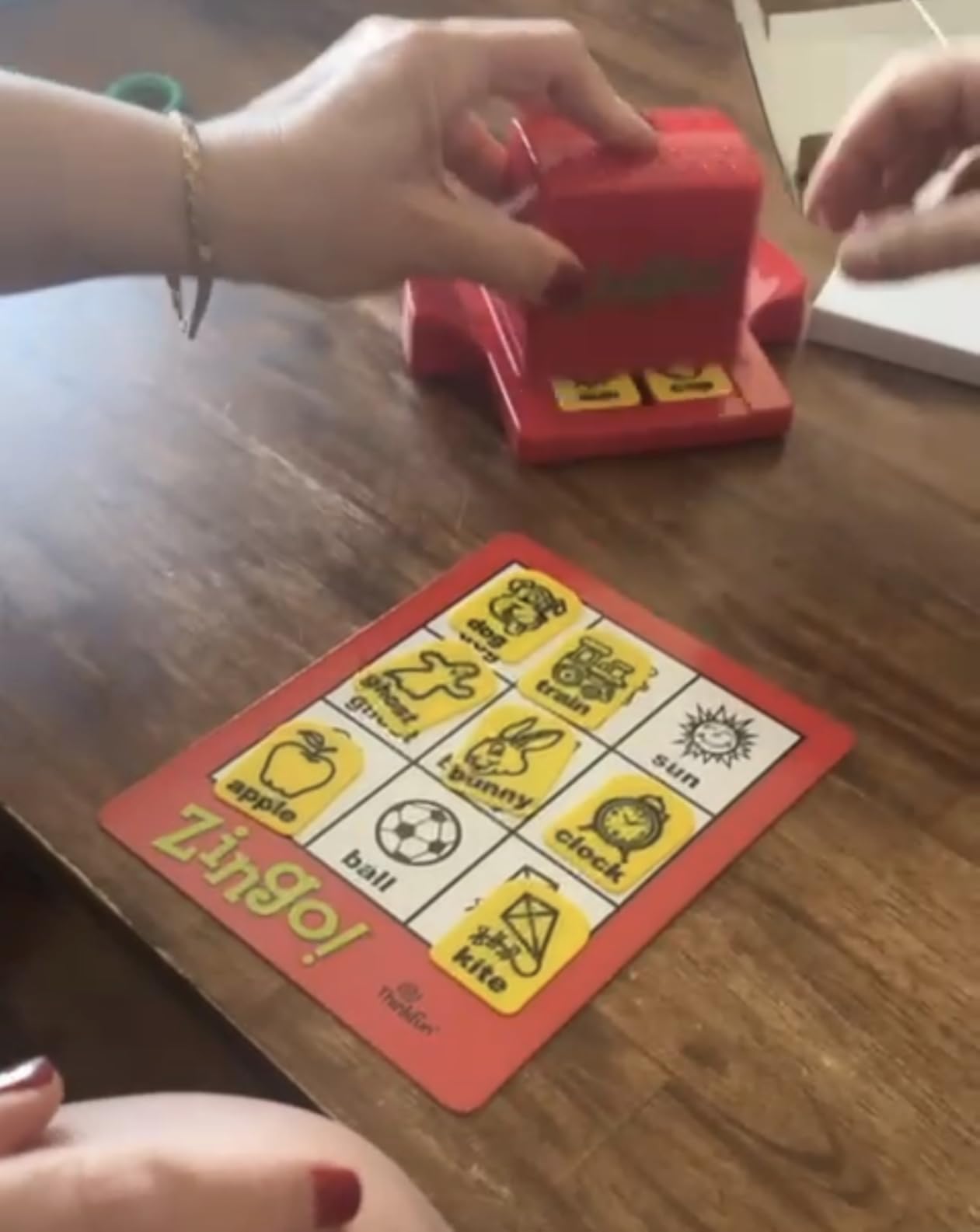 ThinkFun Zingo Bingo Award Winning Preschool Game for Pre-Readers and Early Readers Age 4 and Up - One of the Most Popular Board Games for Boys and Girls and their Parents (97700) customer photo 2