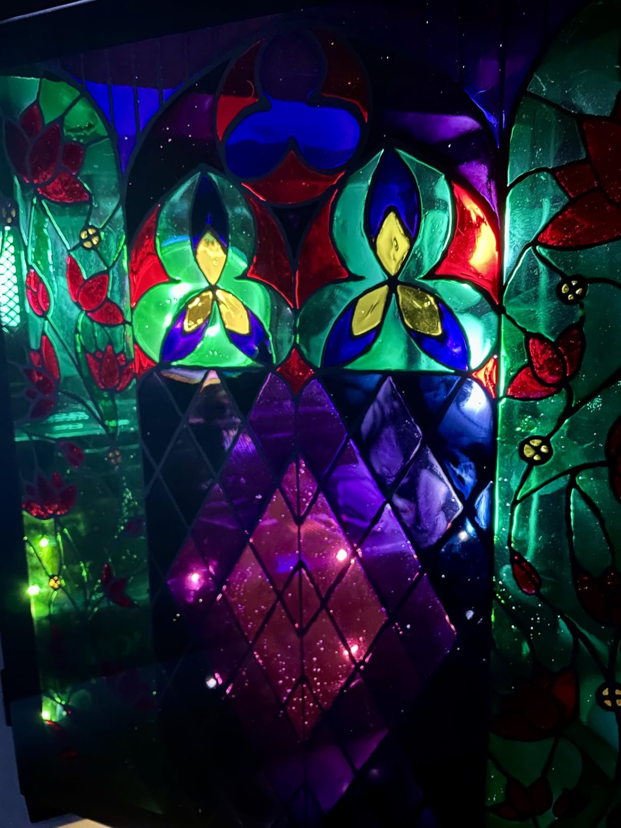 Magicdo Professional Acrylic Glass Paint Stained Transparent Glass Window Paint Set Great for Glass Painting Wine Glasses Light Bulbs Ceramic Non-Toxic Waterproof Acrylic Enamel Paint Kit for Christmas Art Decor(12 Colors / 5.04 Oz) customer photo 2