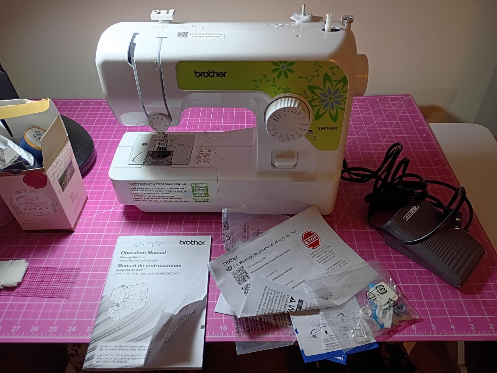 Brother SM1400 14-Stitch Sewing Machine customer photo 1