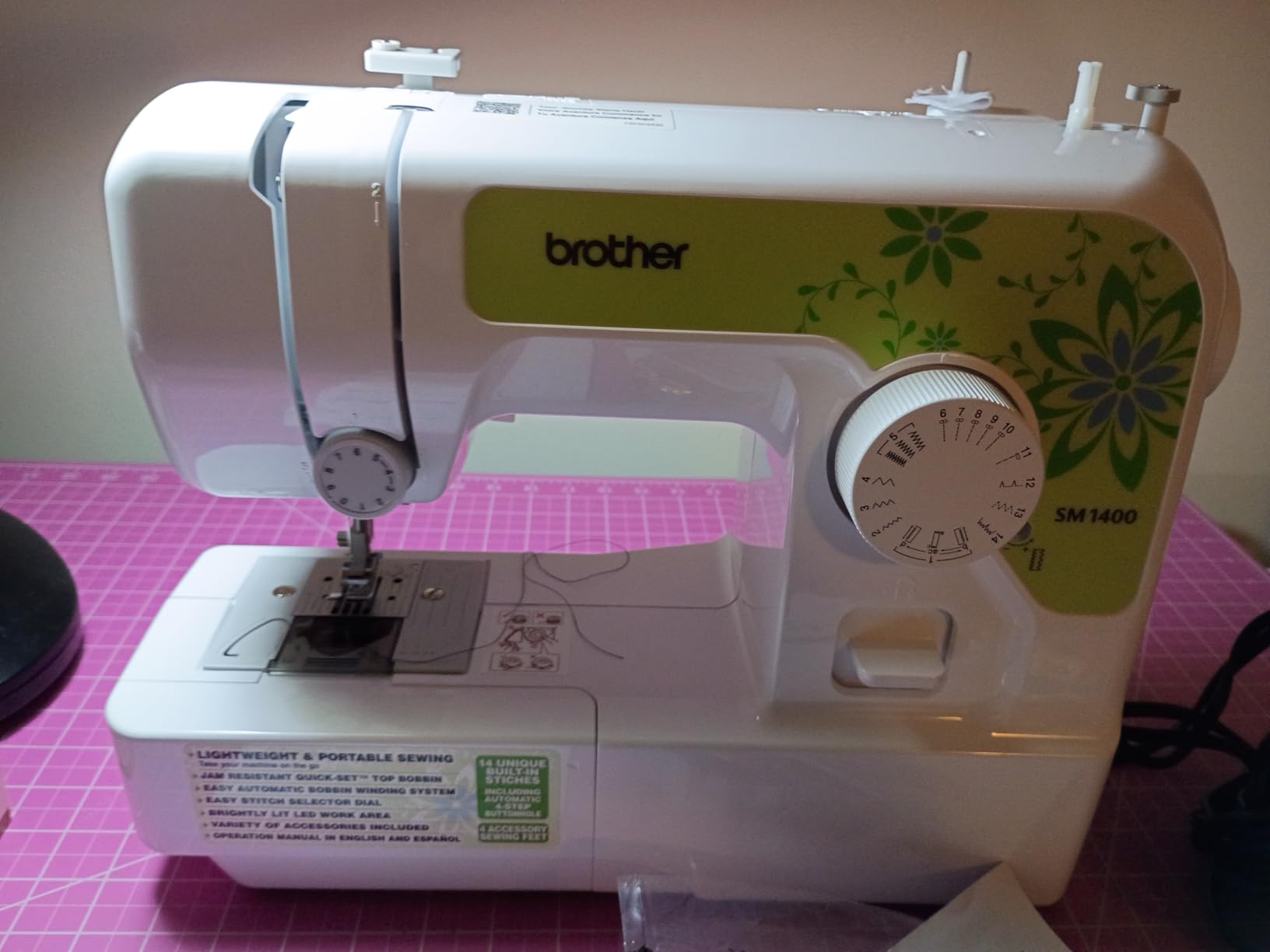 Brother SM1400 14-Stitch Sewing Machine customer photo 2