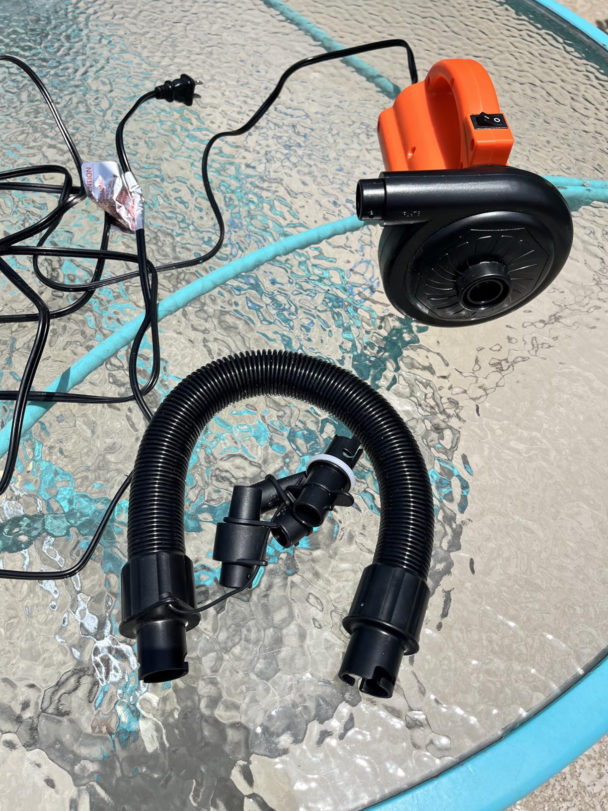 WOW Sports 120V AC Electric Pump - 600 L/min Air Inflator - 5 Adapters customer photo 1