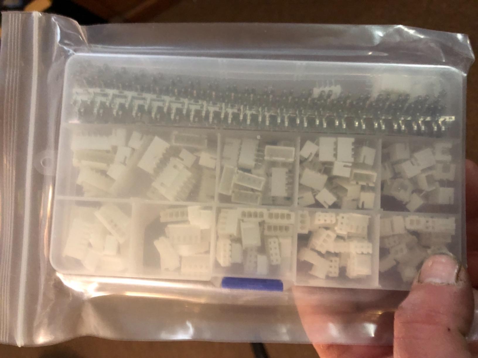 GeeBat 460pcs 2.54mm JST-XH Connector Kit with 2.54mm Female Pin Header and 2/3 / 4/5 / 6 Pin Housing Connector Adapter Plug (JST Connector Kit) customer photo 2
