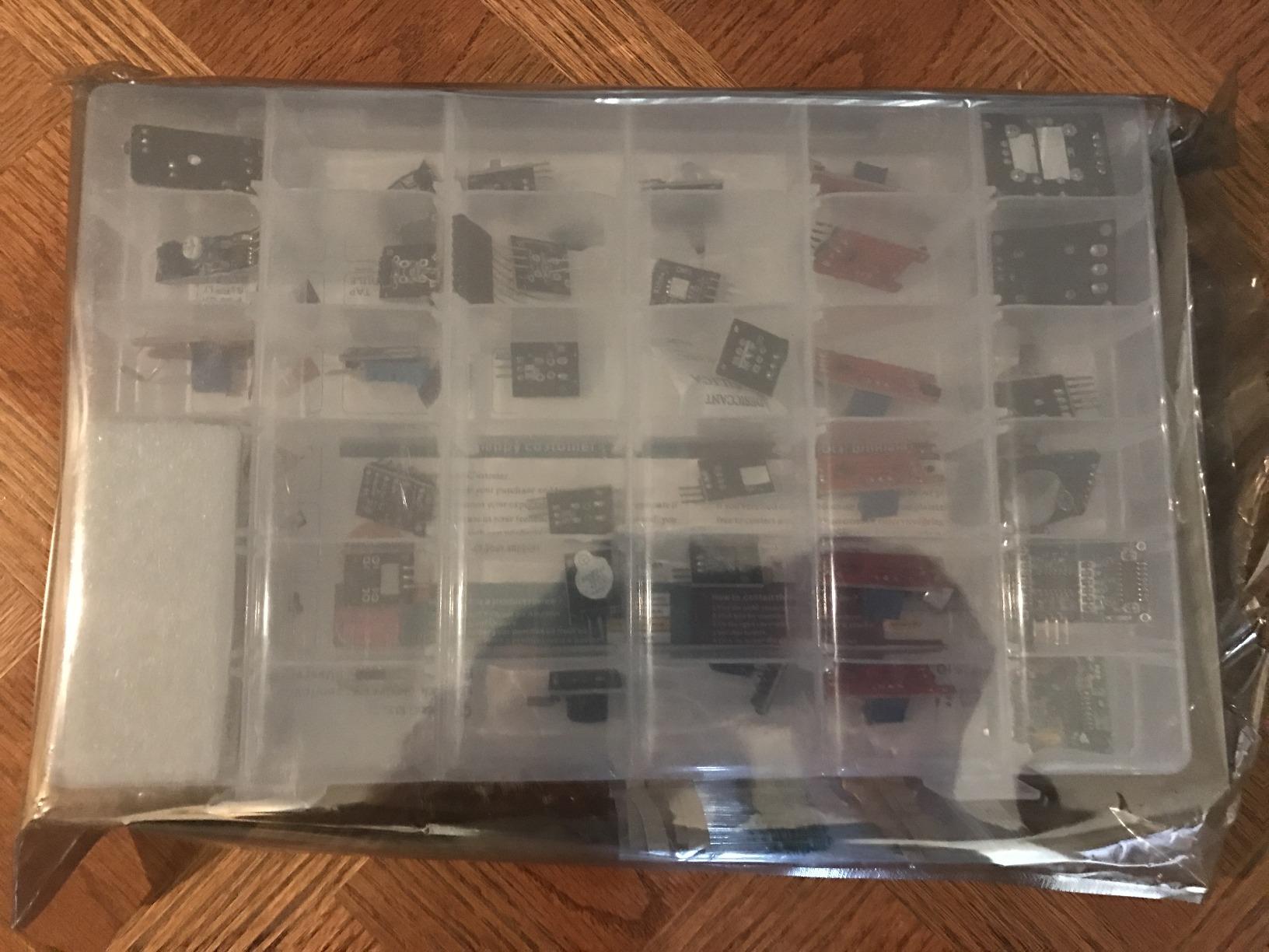 ELEGOO 37-in-1 Sensor Modules Kit with Tutorial Compatible with Arduino customer photo 1