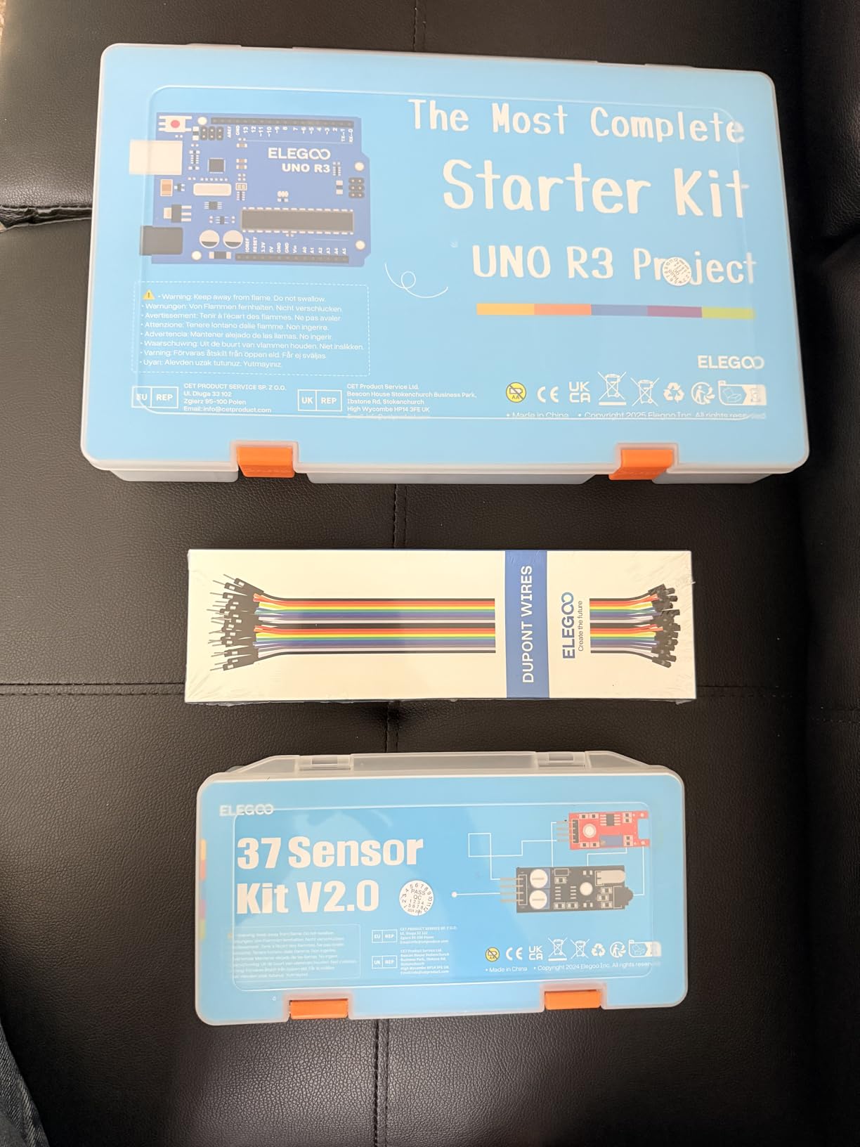 ELEGOO 37-in-1 Sensor Modules Kit with Tutorial Compatible with Arduino customer photo 2