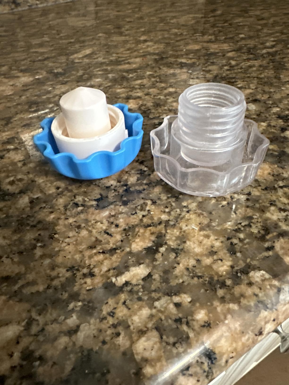 Ezy Dose Pill Crusher & Tablet Grinder, Storage Compartment, Large, Blue customer photo 2