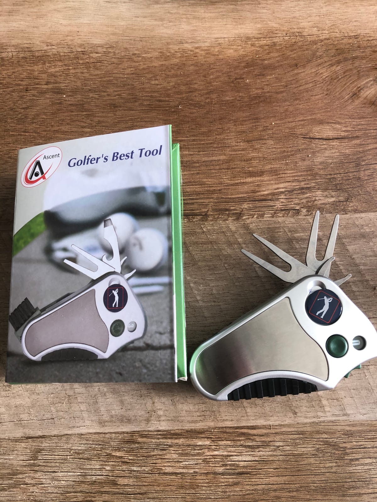 Golfer's Best Tool – 6-in-1 Golf Multitool | Fathers Day Gift | Stroke Counter, Divot Repair, Brush, Ball Marker, Cleat Tightener, Club Cleaner | Compact Golf Gift & Souvenir customer photo 1
