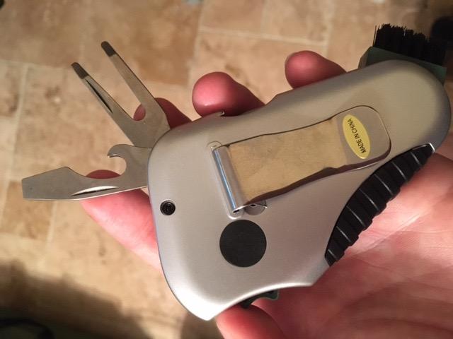 Golfer's Best Tool – 6-in-1 Golf Multitool | Fathers Day Gift | Stroke Counter, Divot Repair, Brush, Ball Marker, Cleat Tightener, Club Cleaner | Compact Golf Gift & Souvenir customer photo 2