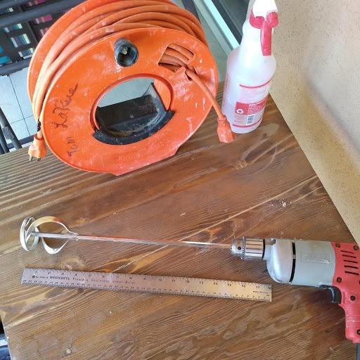 Edward Tools Paint and Mud Mixer for Drill - Mixes 1 to 3 Gallons - 15 3/4