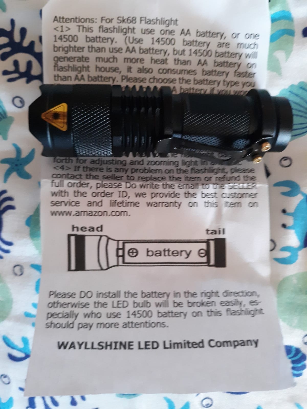 High Power 1 Mode Red LED Flashlight, Single Mode Red Flashlight, Red Light Flashlight Red Light Torch for Astronomy, Aviation, Night Observation customer photo 2