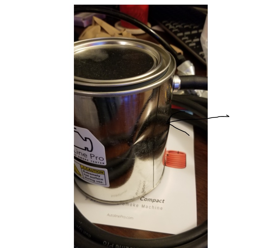 AutoLine Pro Automotive *High Smoke Density* Smoke Machine Leak Detector EVAP Vacuum Diagnostics Tester | Economy Series | 1.5 Hrs Non-Stop Smoke for Each Single Test customer photo 2