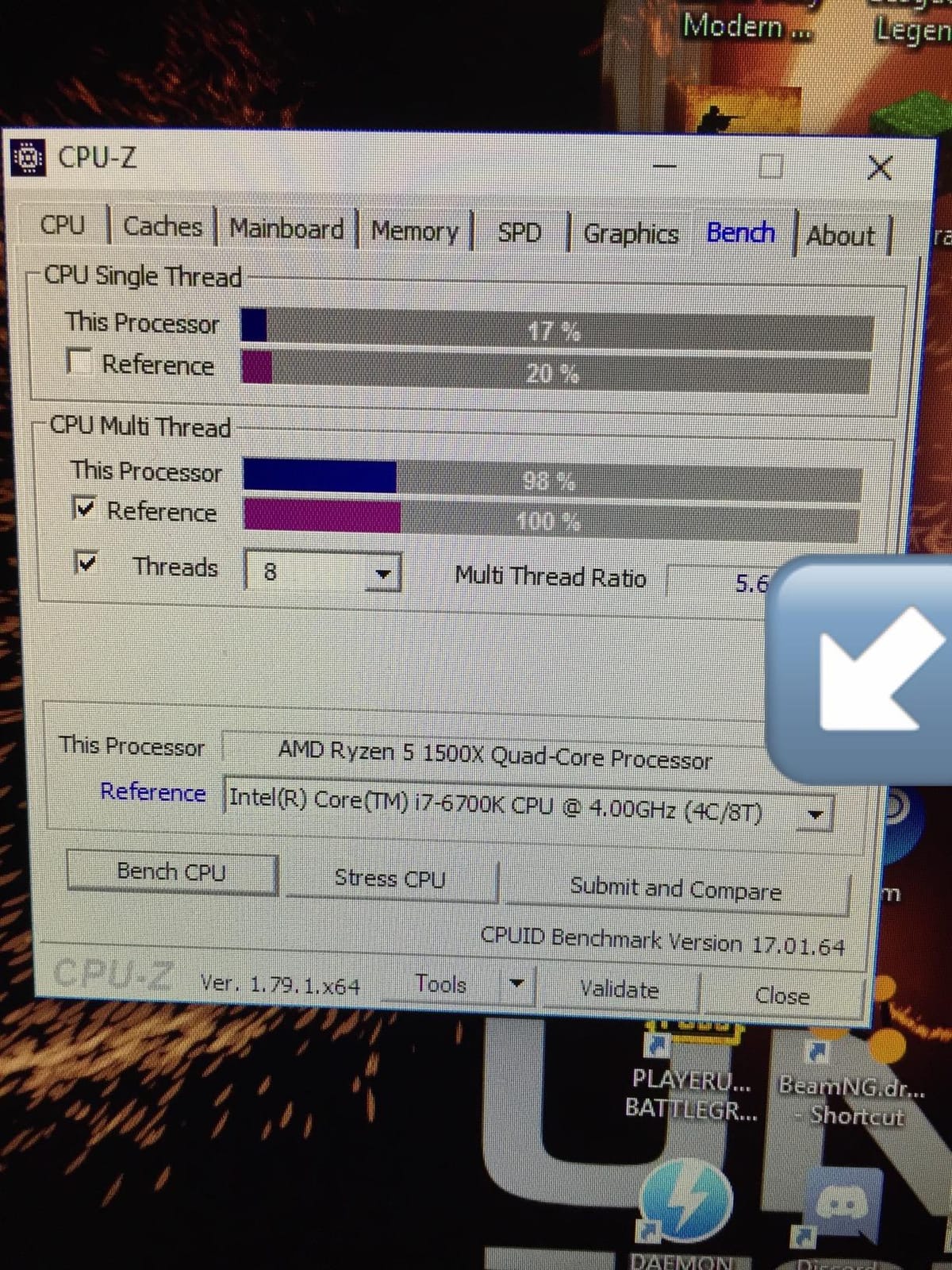 AMD YD150XBBAEBOX Ryzen 5 1500X Processor with Wraith Spire Cooler customer photo 2