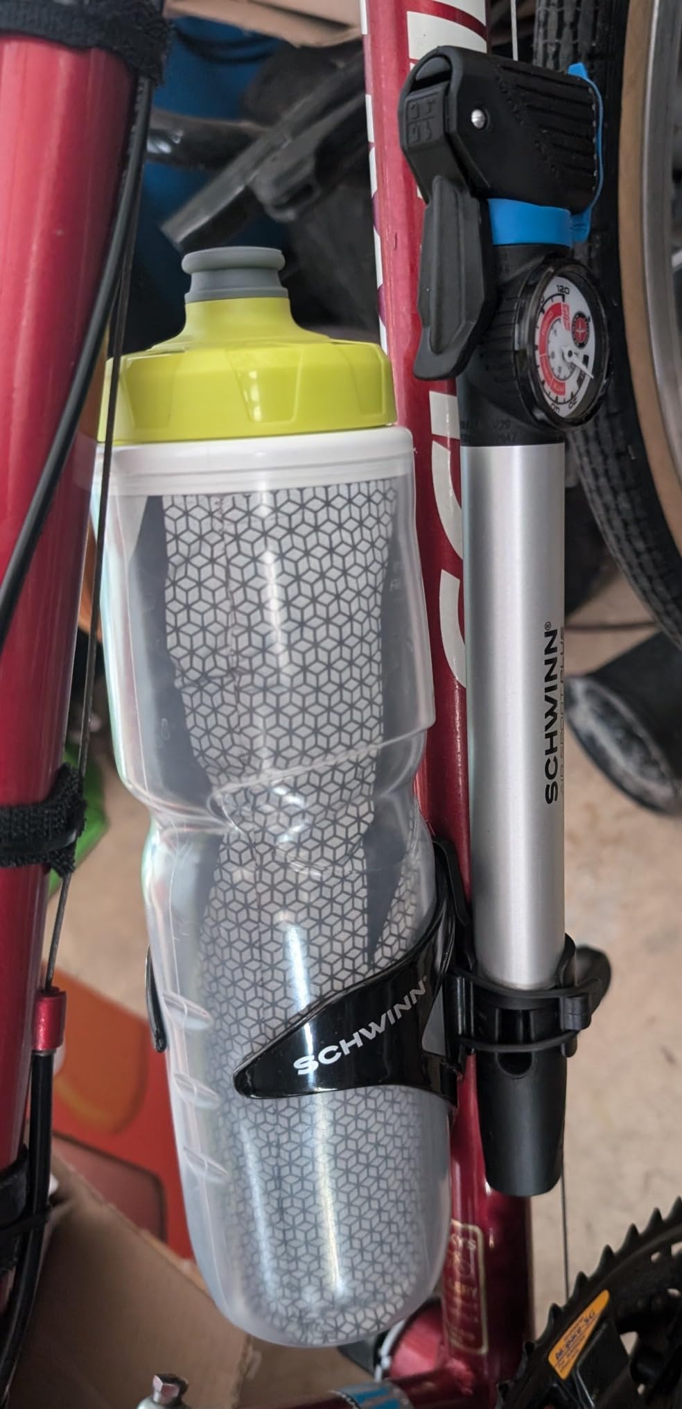 Schwinn Air Sport Mini Bike Pump, Foot to Floor or Hand Pump Option customer photo 1