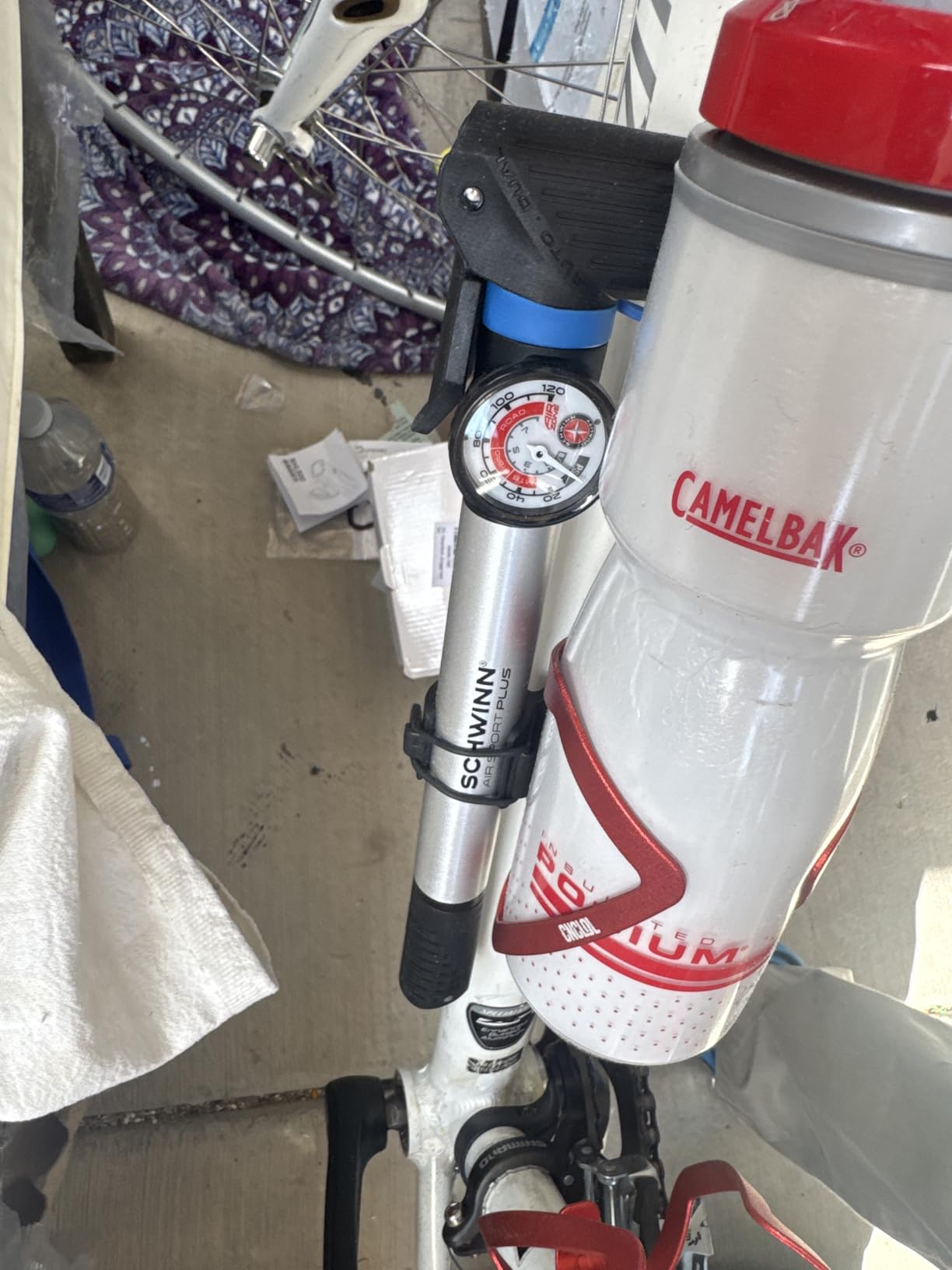 Schwinn Air Sport Mini Bike Pump, Foot to Floor or Hand Pump Option customer photo 2